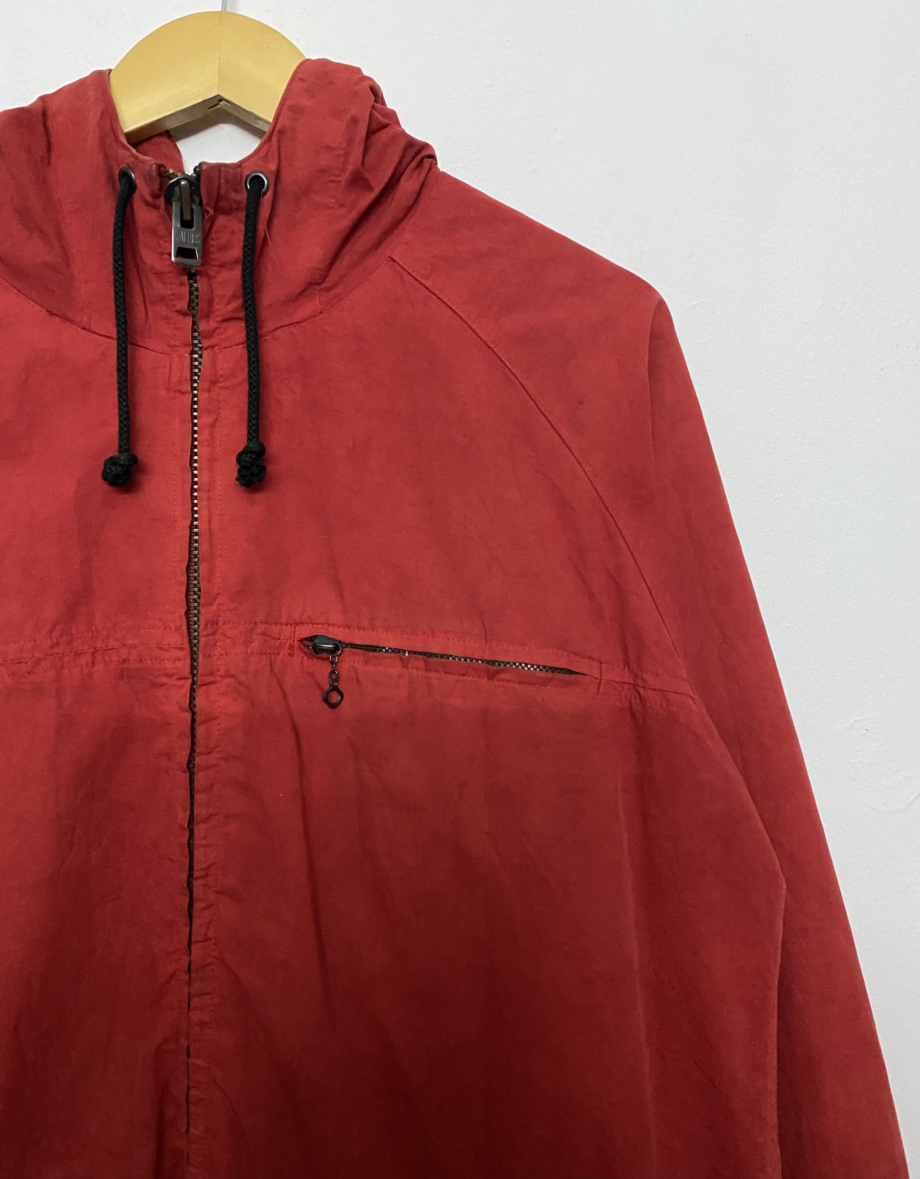 Hiroshi Kato Vintage KATO’ Red Hooded Canvas Jacket Parka Workwear Style Size US M / EU 48-50 / 2 - 9 Thumbnail