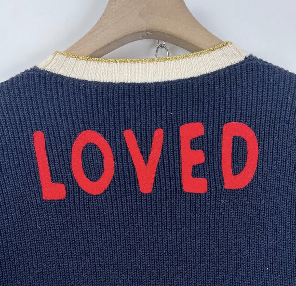 Gucci Gucci/Gold Thread Pearl Button Knit Cardigan K12 Size XS / US 0-2 / IT 36-38 - 7 Thumbnail