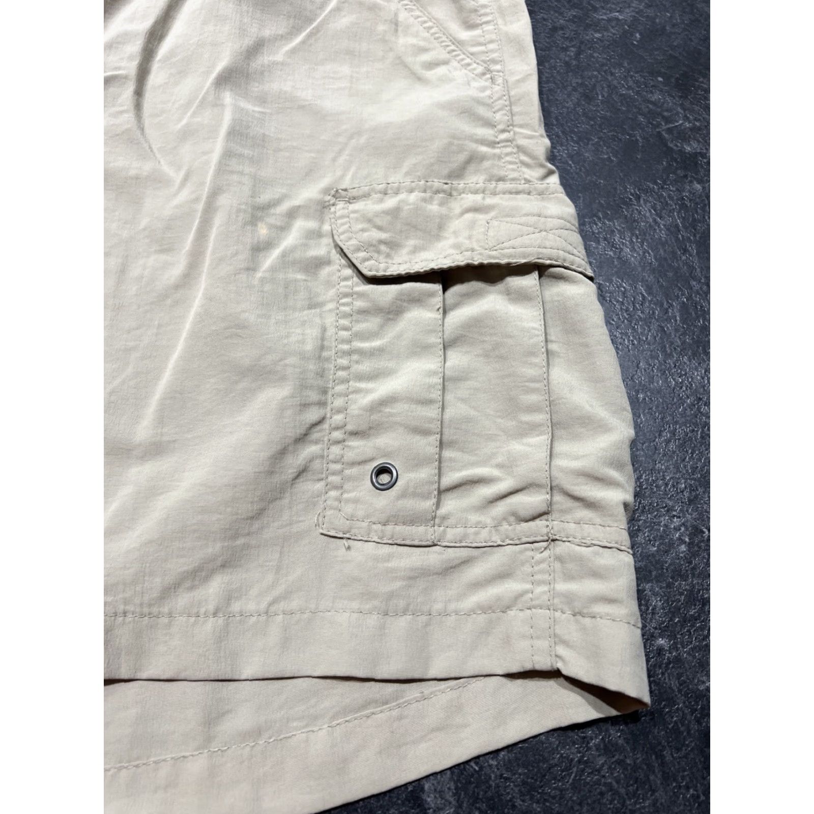 Vintage VINTAGE All American Fisherman Shorts Men XL Beige Nylon Cargo Pockets 70s Outdoor Size US 36 / EU 52 - 2 Thumbnail