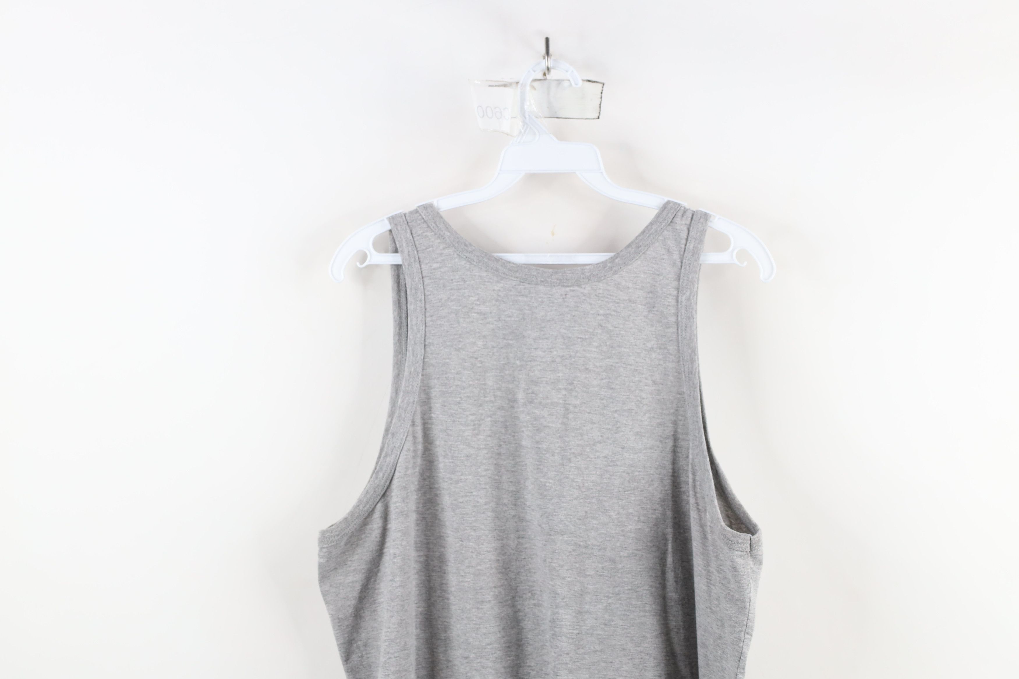 Vintage Vintage 90s Streetwear Blank Tank Top T-Shirt Heather Gray Size US XL / EU 56 / 4 - 9 Thumbnail