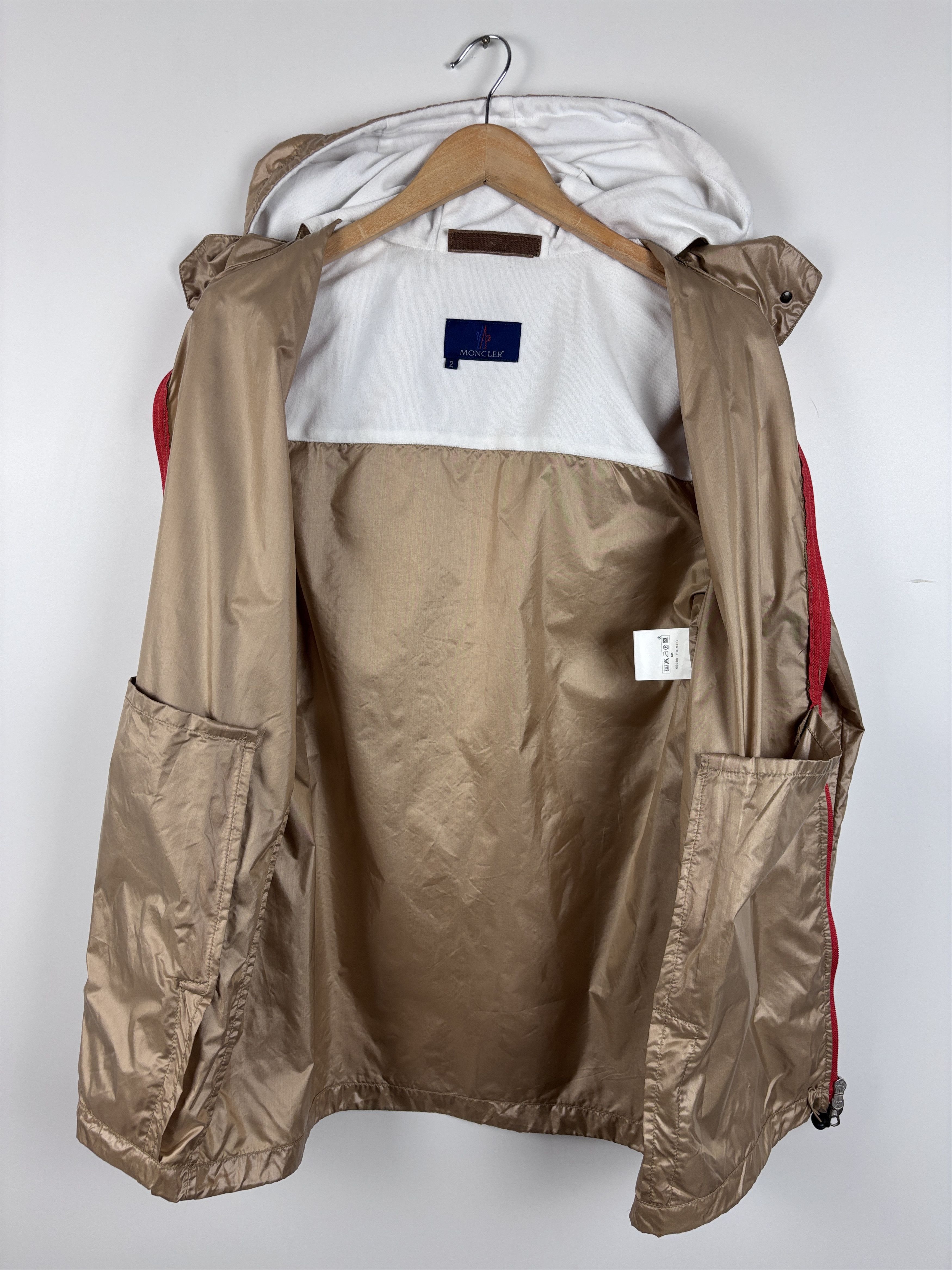 Moncler × Vintage Vintage 90s Moncler Lightweight Windbreaker Jacket Size 2 Size M / US 6-8 / IT 42-44 - 9 Thumbnail