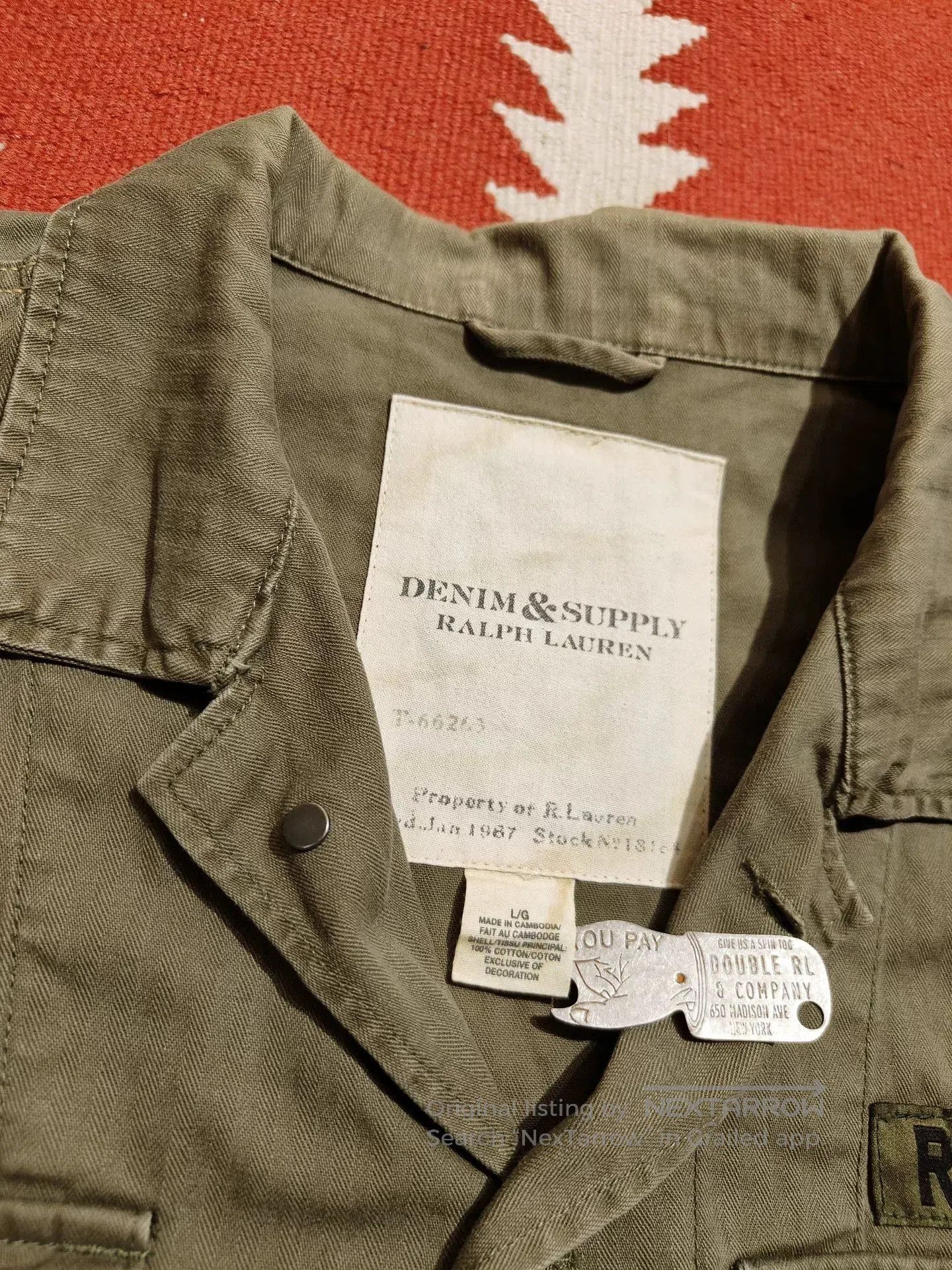 Denim & Supply Ralph Lauren Ralph Lauren Military Jacket for Men. Size US L / EU 52-54 / 3 - 3 Thumbnail