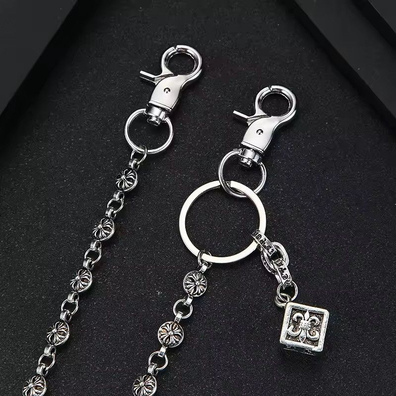 Vintage decorative chain square pendant pants chain Size ONE SIZE - 3 Thumbnail