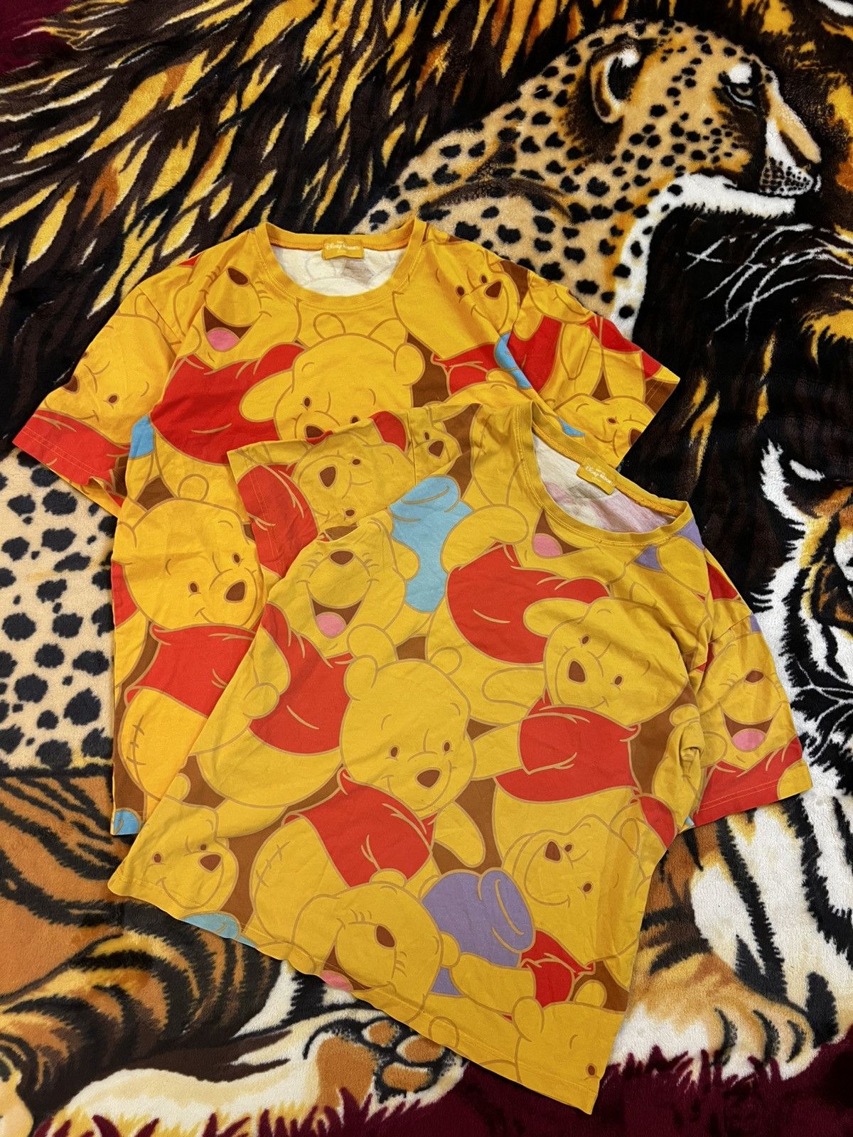 Disney Lot of 2! Winnie The Pooh Tokyo Disney All Over Print Tee Size US L / EU 52-54 / 3 - 1 Thumbnail