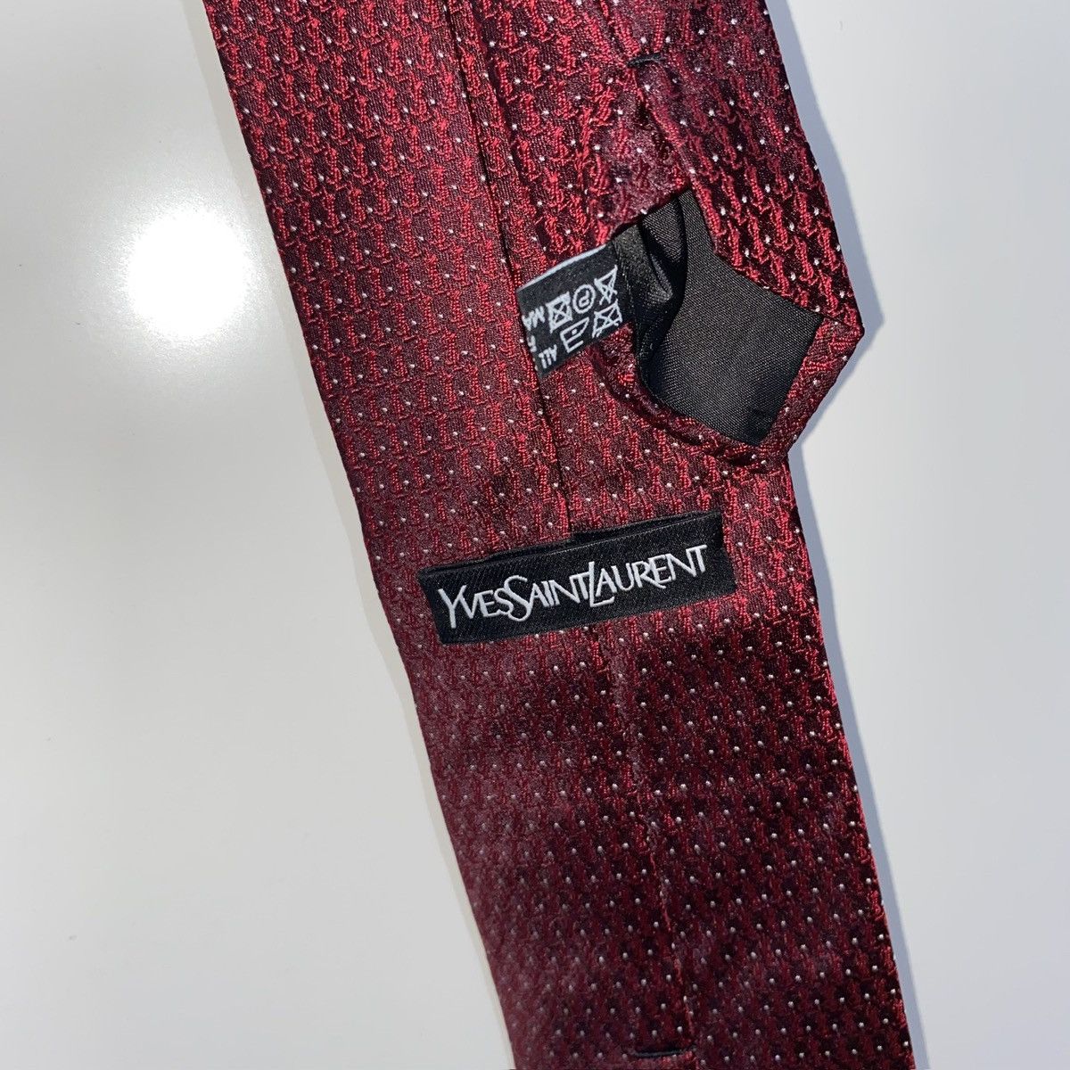 Yves Saint Laurent YSL YVESSAINTLAUREN MONOGRAM TIE Size ONE SIZE - 3 Thumbnail
