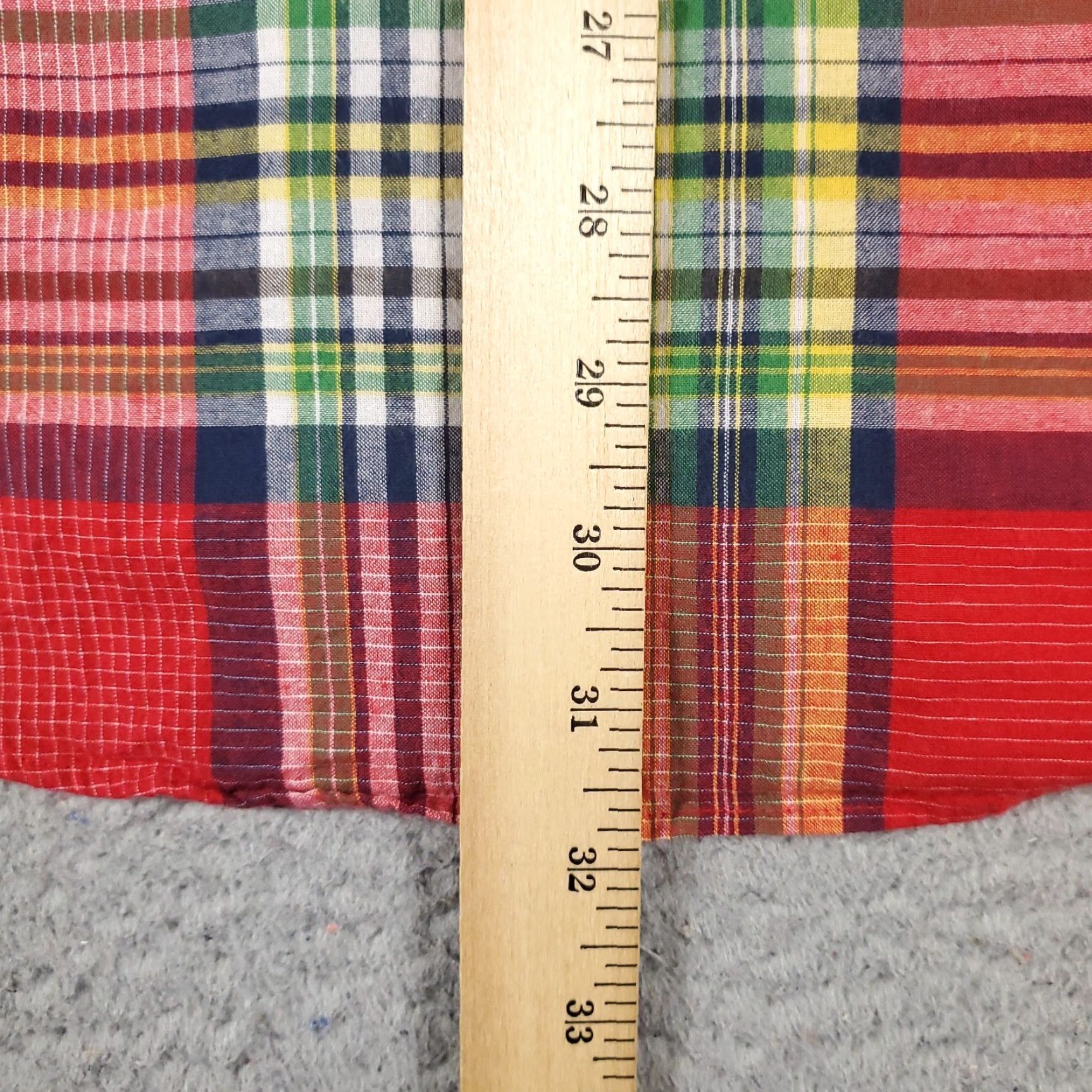 Ralph Lauren Ralph Lauren Shirt Mens Large Red Plaid Button-Up Long Sleeve Casual Business Formal Party/Cocktail Workwear Size US L / EU 52-54 / 3 - 4 Thumbnail