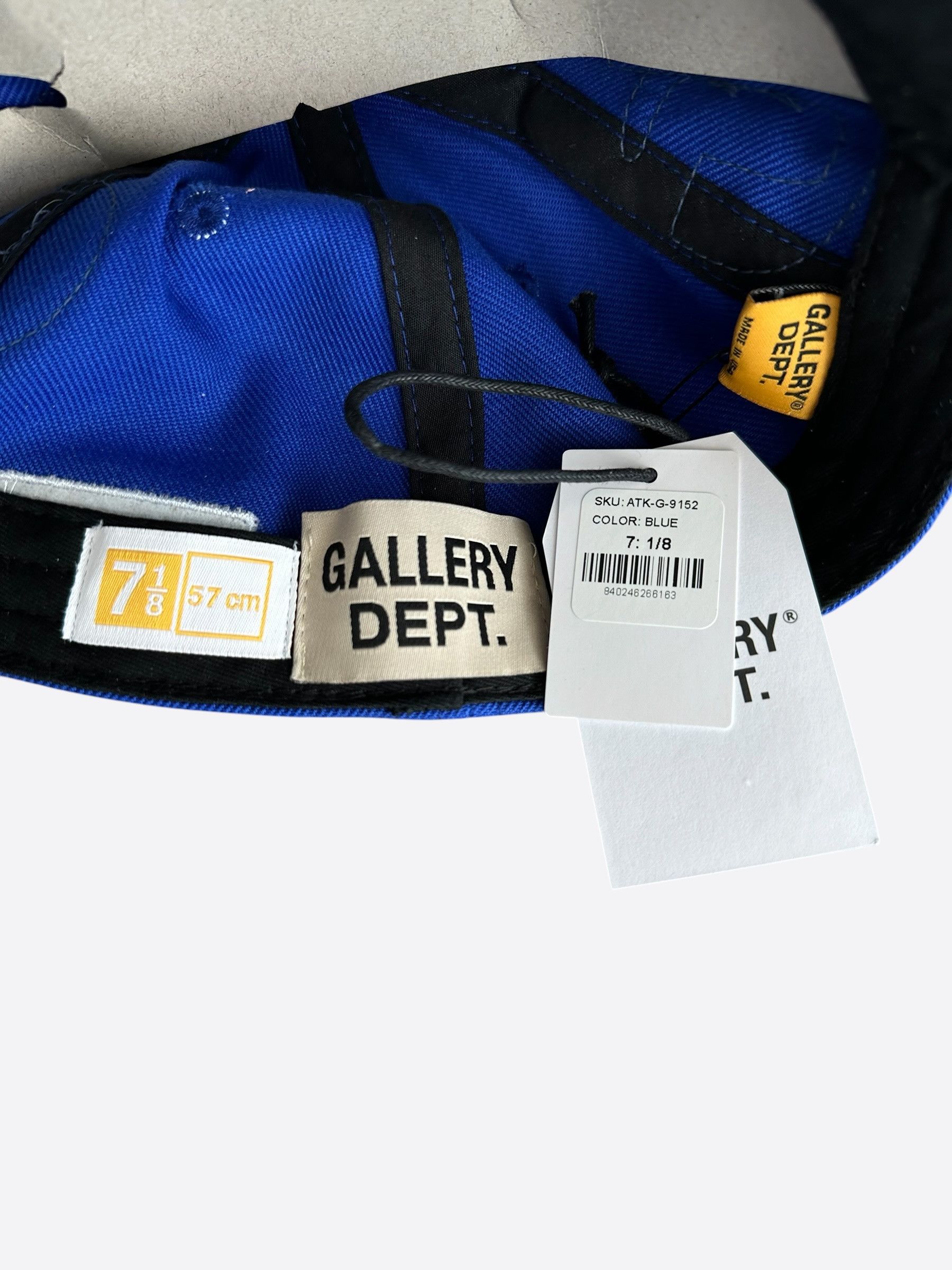Gallery Dept. Gallery Dept Blue & Multicolor ATK G-Patch Fitted Hat Size ONE SIZE - 5 Thumbnail