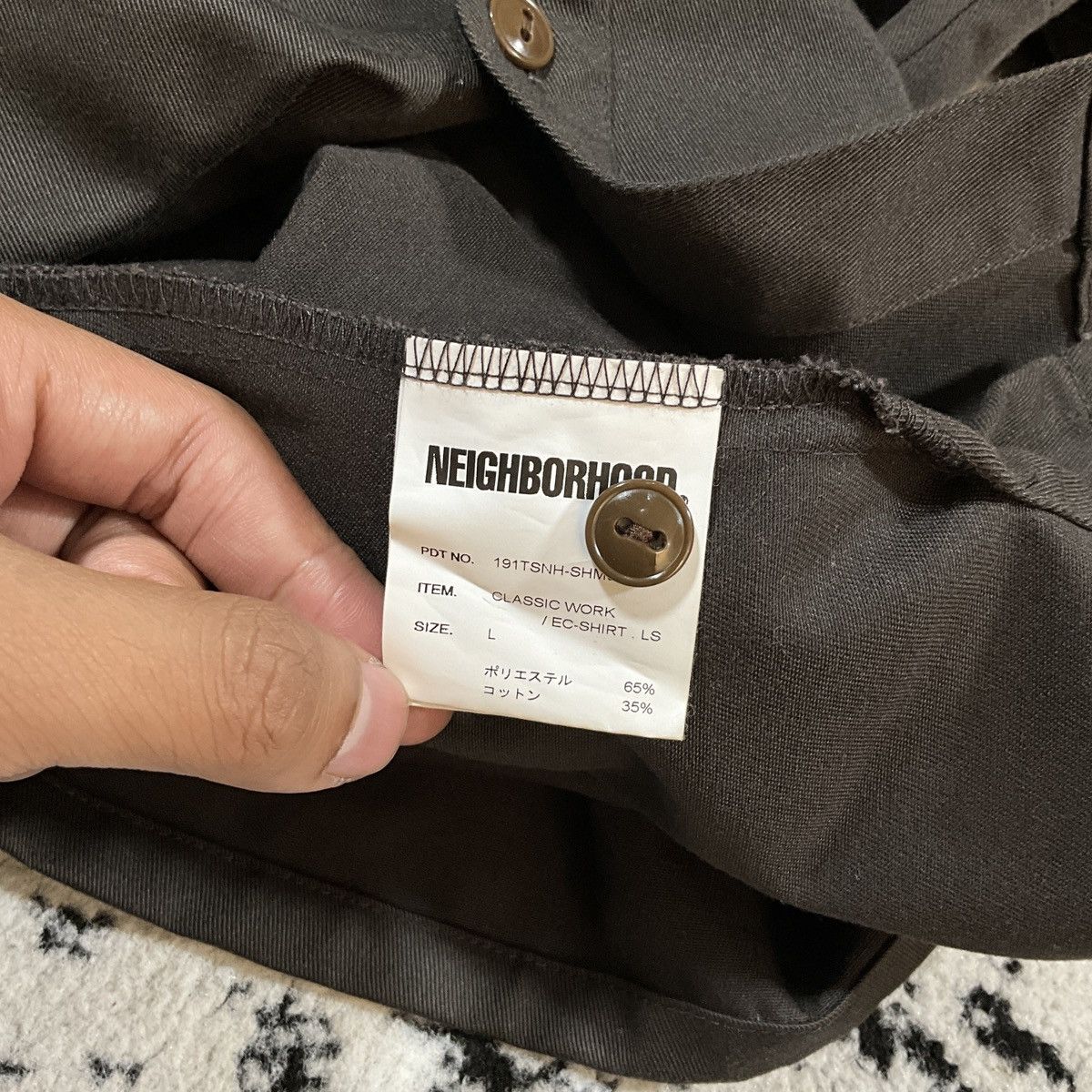Neighborhood NEIGHBORHOOD CLASSIC WORK/EC-SHIRT.LS Size US L / EU 52-54 / 3 - 9 Thumbnail