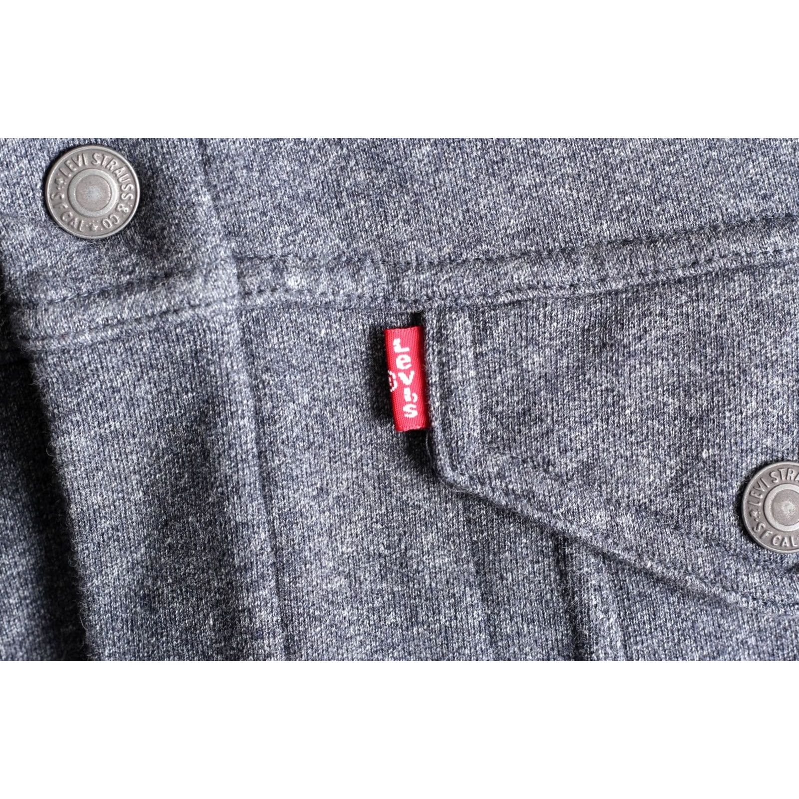 Levi's VINTAGE LEVI’S Trucker Jacket Men L Grey MJ5508 Size US L / EU 52-54 / 3 - 4 Thumbnail