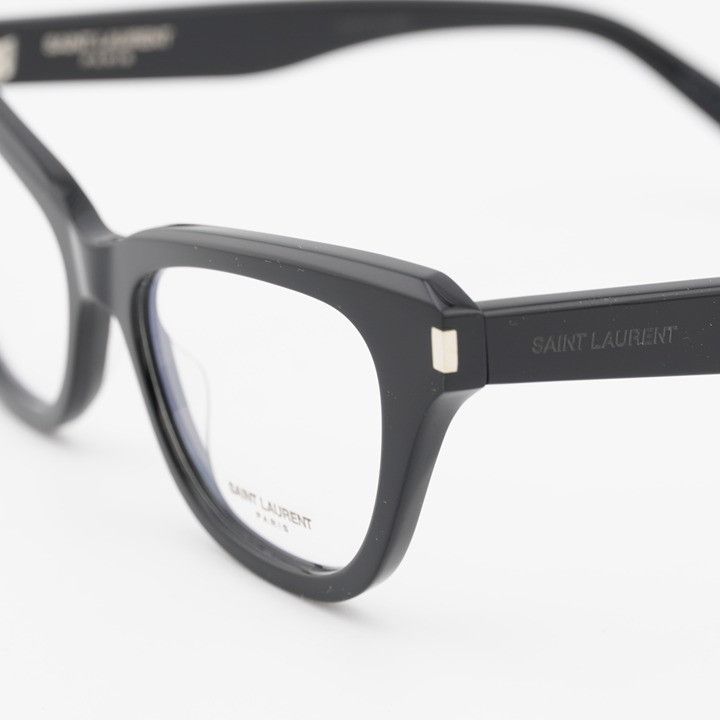 Saint Laurent Paris Saint Laurent SL472 001 Eyeglasses Black 52mm Cat Eye Frame Size ONE SIZE - 10 Thumbnail