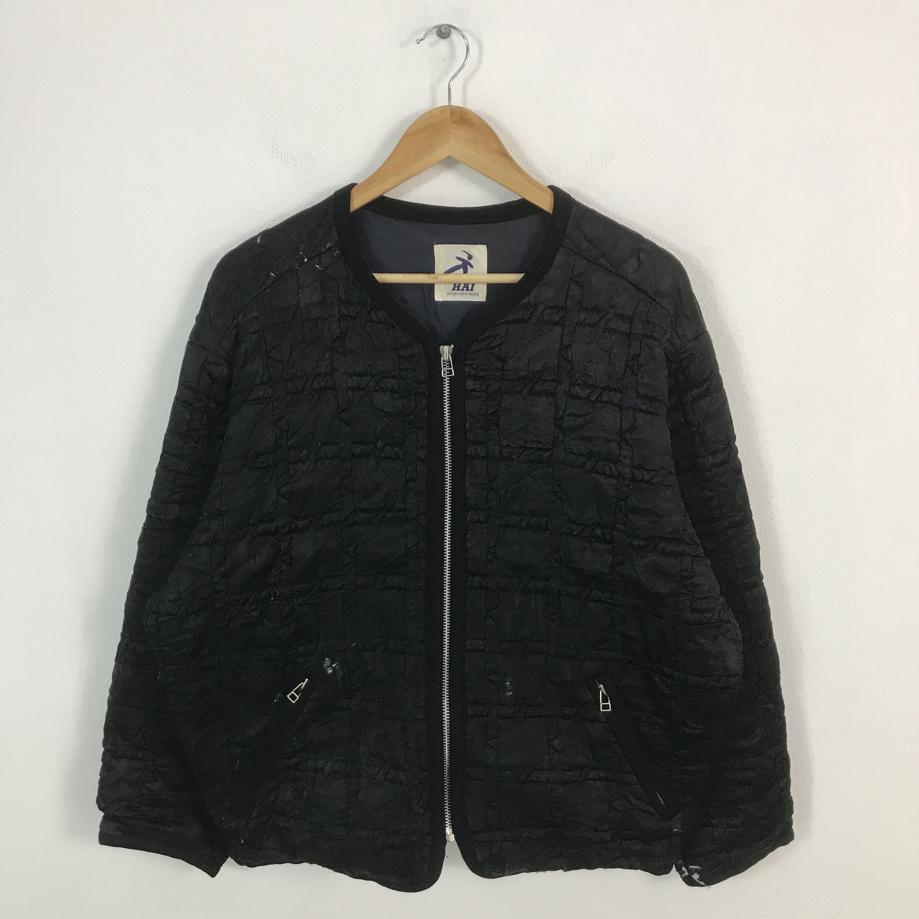 Hai Sporting Gear × Issey Miyake × Japanese Brand hai sporting gear by Issey miyake distressed jacket Size US XL / EU 56 / 4 - 1 Thumbnail