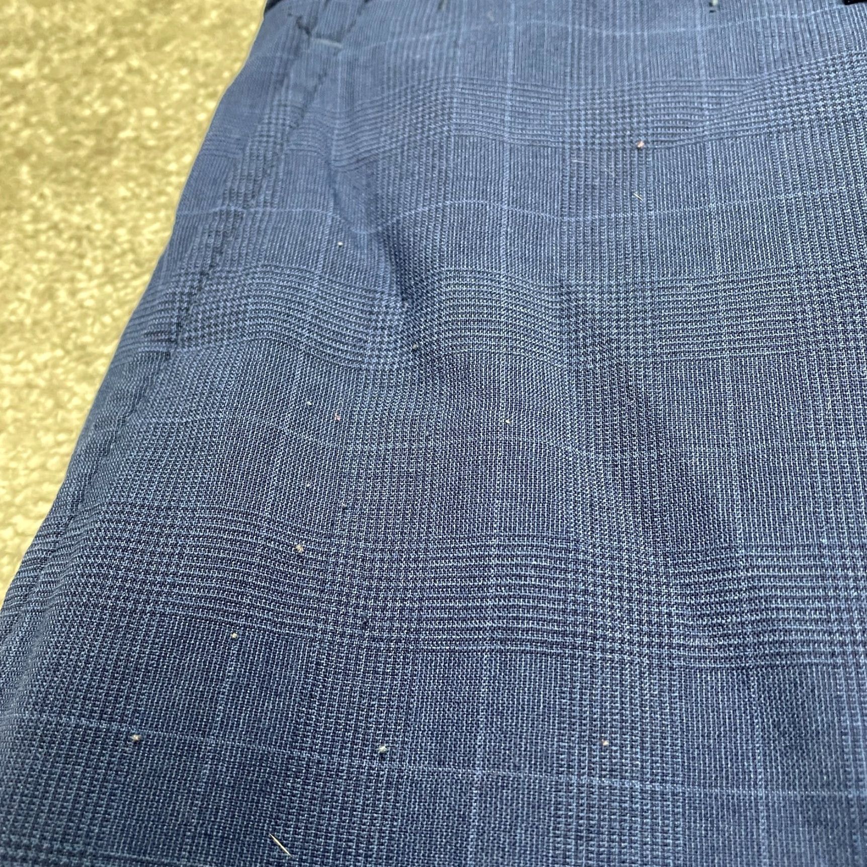 Tommy Hilfiger Tommy Hilfiger Pants Mens 38x32 Blue Plaid Dress Wool Blend Straight Leg Work Size US 38 / EU 54 - 7 Thumbnail