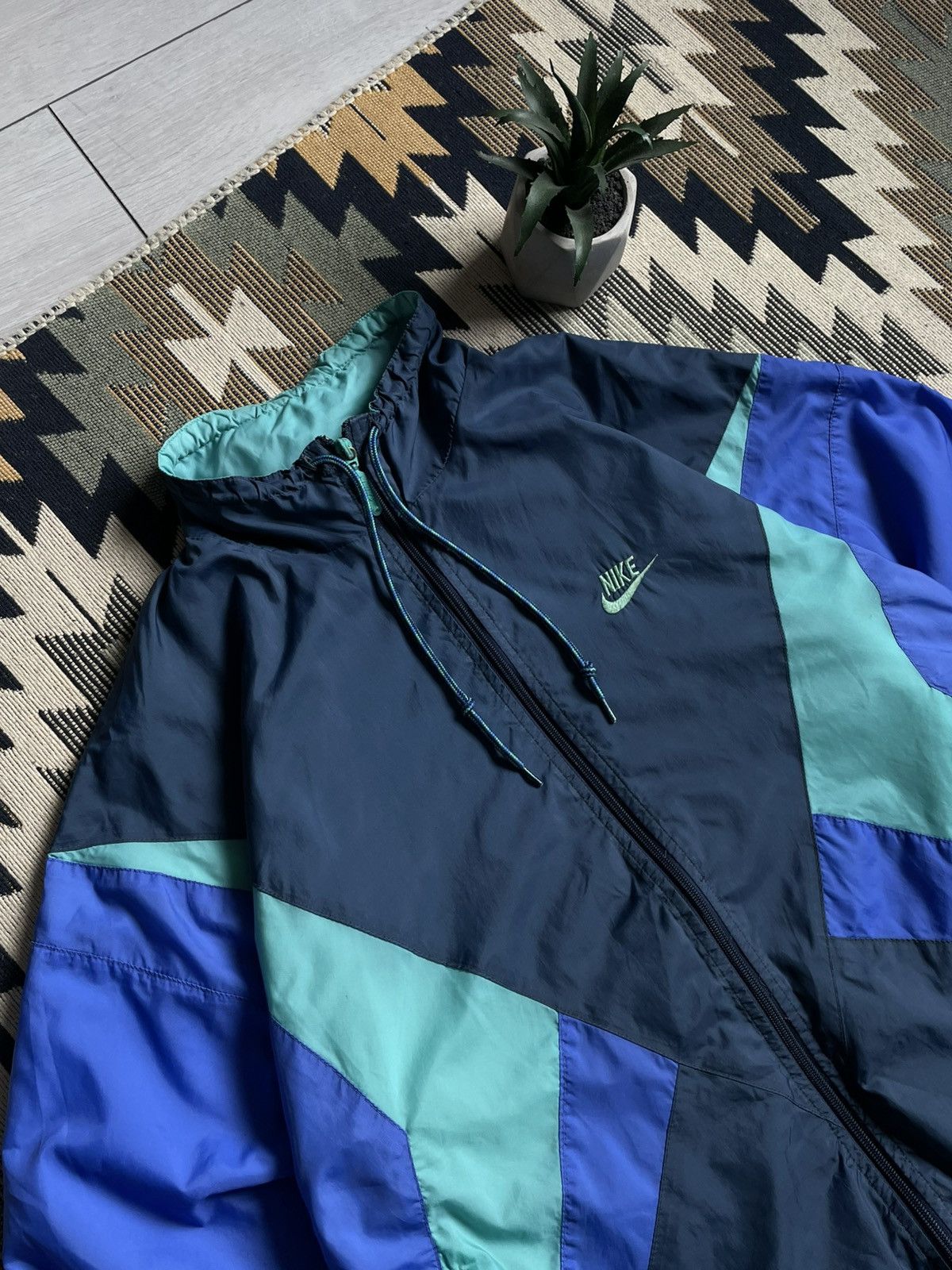 Vintage Vintage 90’s Nike Nylon Y2K Jacket Size US L / EU 52-54 / 3 - 5 Thumbnail