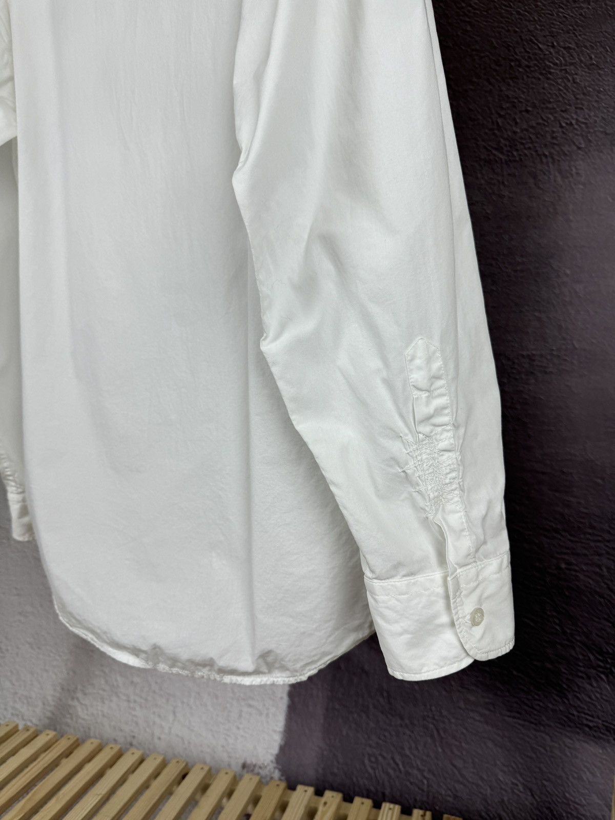 Moschino Moschino Jeans vintage designer sewn white button up shirt Size US XXL / EU 58 / 5 - 14 Thumbnail