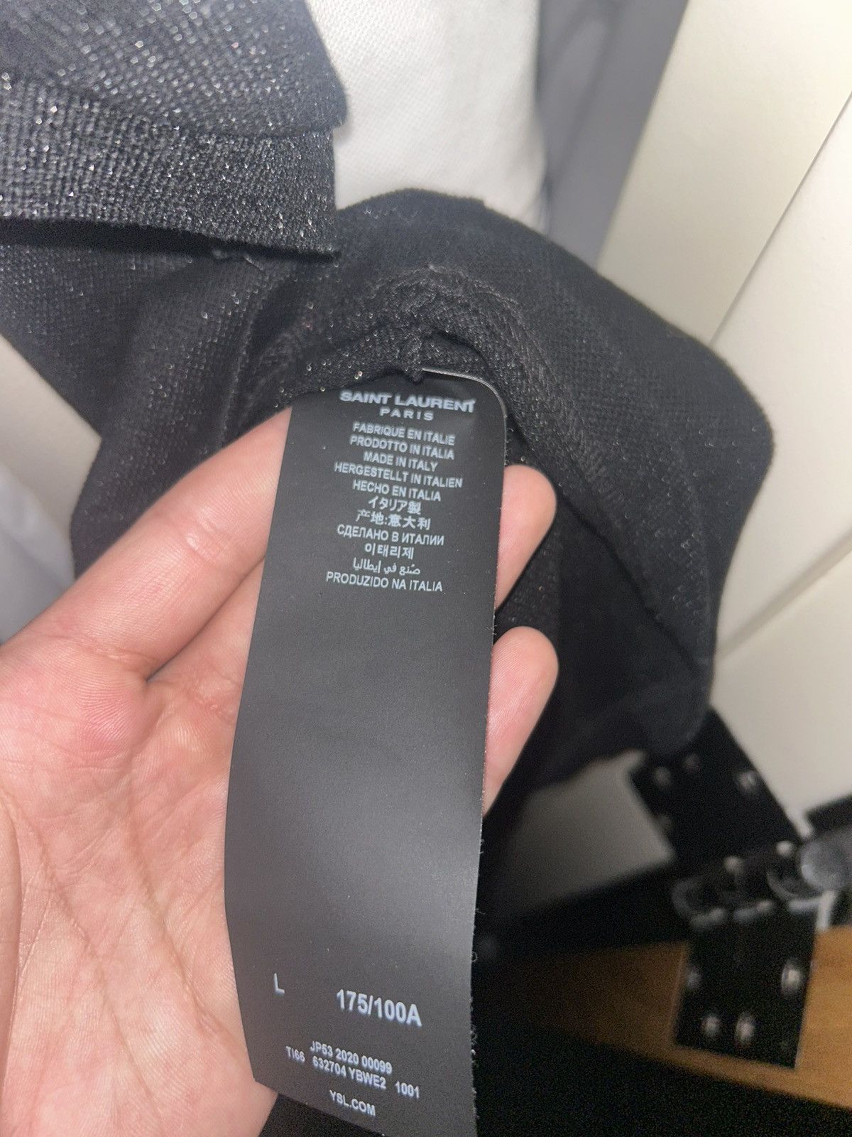 Yves Saint Laurent MENS YSL T-Shirt Size US S / EU 44-46 / 1 - 5 Thumbnail