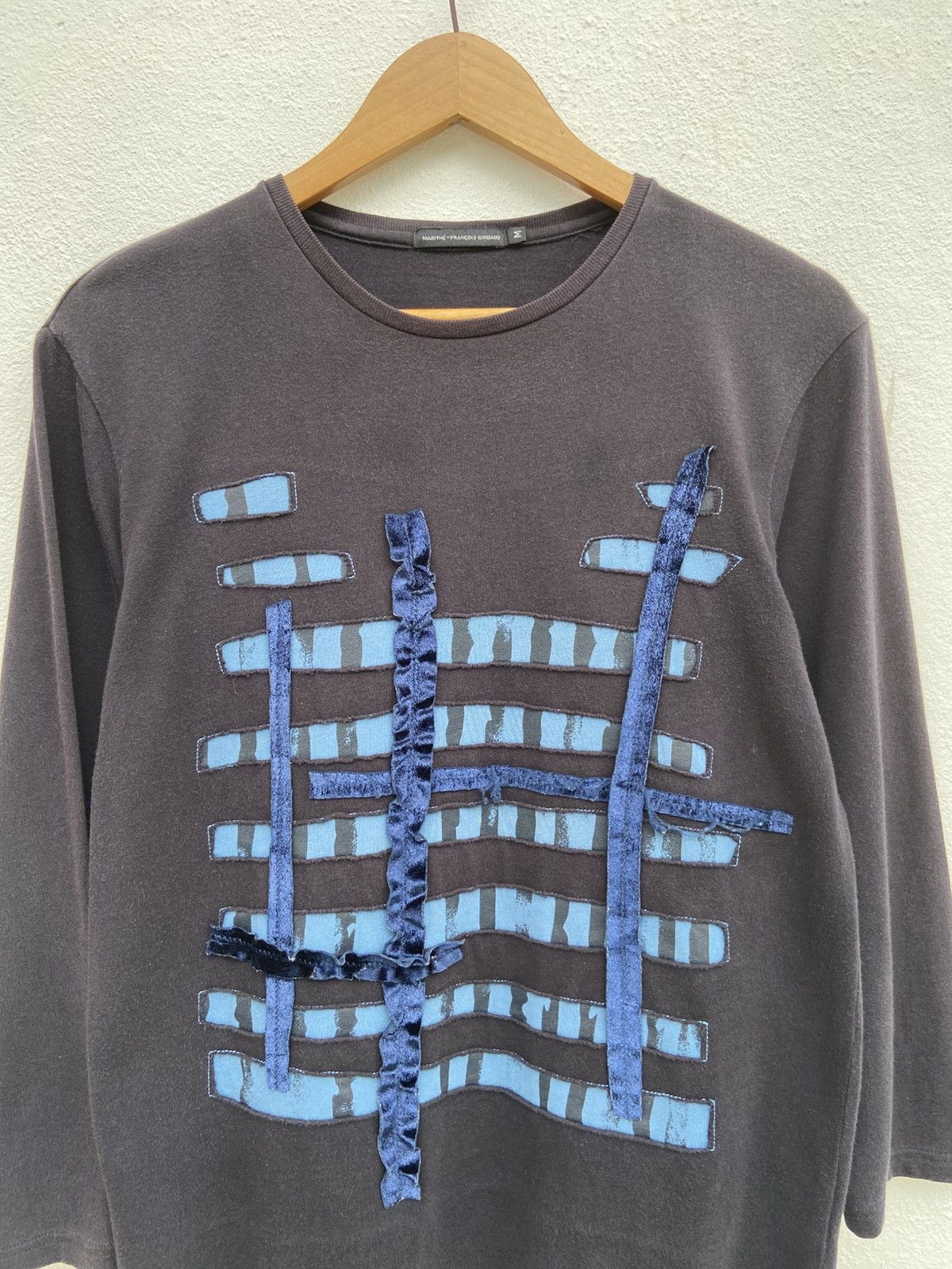 Marithe + Francois Girbaud MFG t shirt long sleeve rare design Size US M / EU 48-50 / 2 - 4 Thumbnail