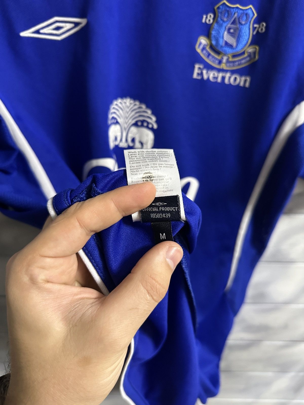 Umbro Rare Vintage Everton Umbro 06/07 Soccer Jersey Footbal Size US M / EU 48-50 / 2 - 10 Thumbnail