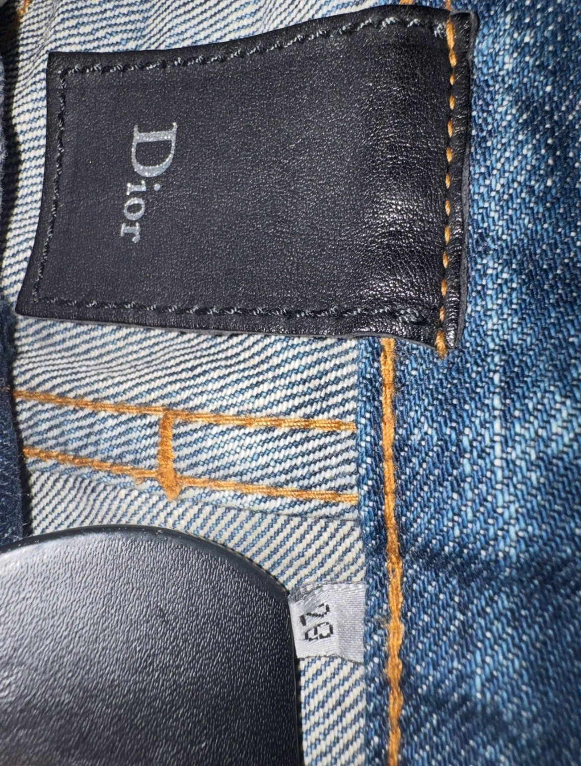 Hedi Slimane AW06 Dior Homme Blue Lusters Denim Size US 29 - 4 Thumbnail