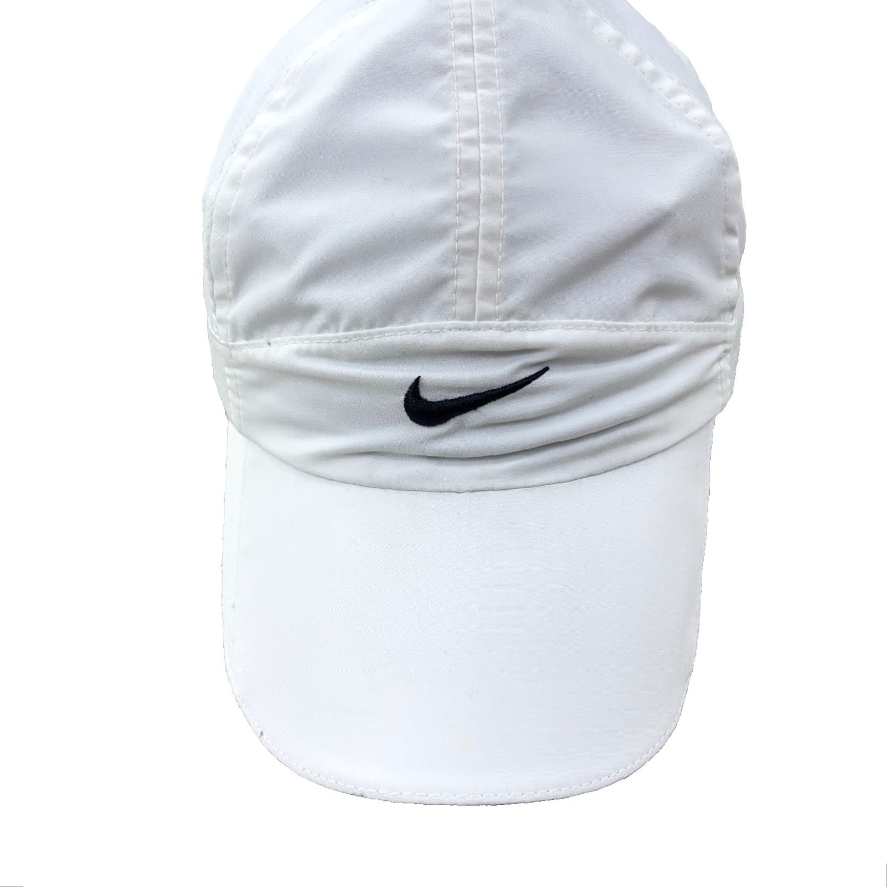Nike VINTAGE Nike Hat Cap White Black 7 Panel Tailwind 90's Y2k Running Cycling Rare Baseball Cap Men One Size Adult Mens Size ONE SIZE - 2 Thumbnail