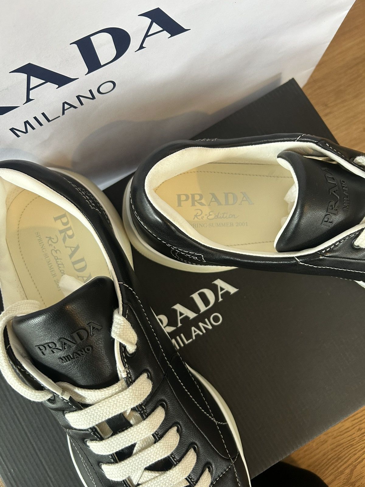 Prada Prada nappa cup Size US 12 / EU 45 - 7 Thumbnail