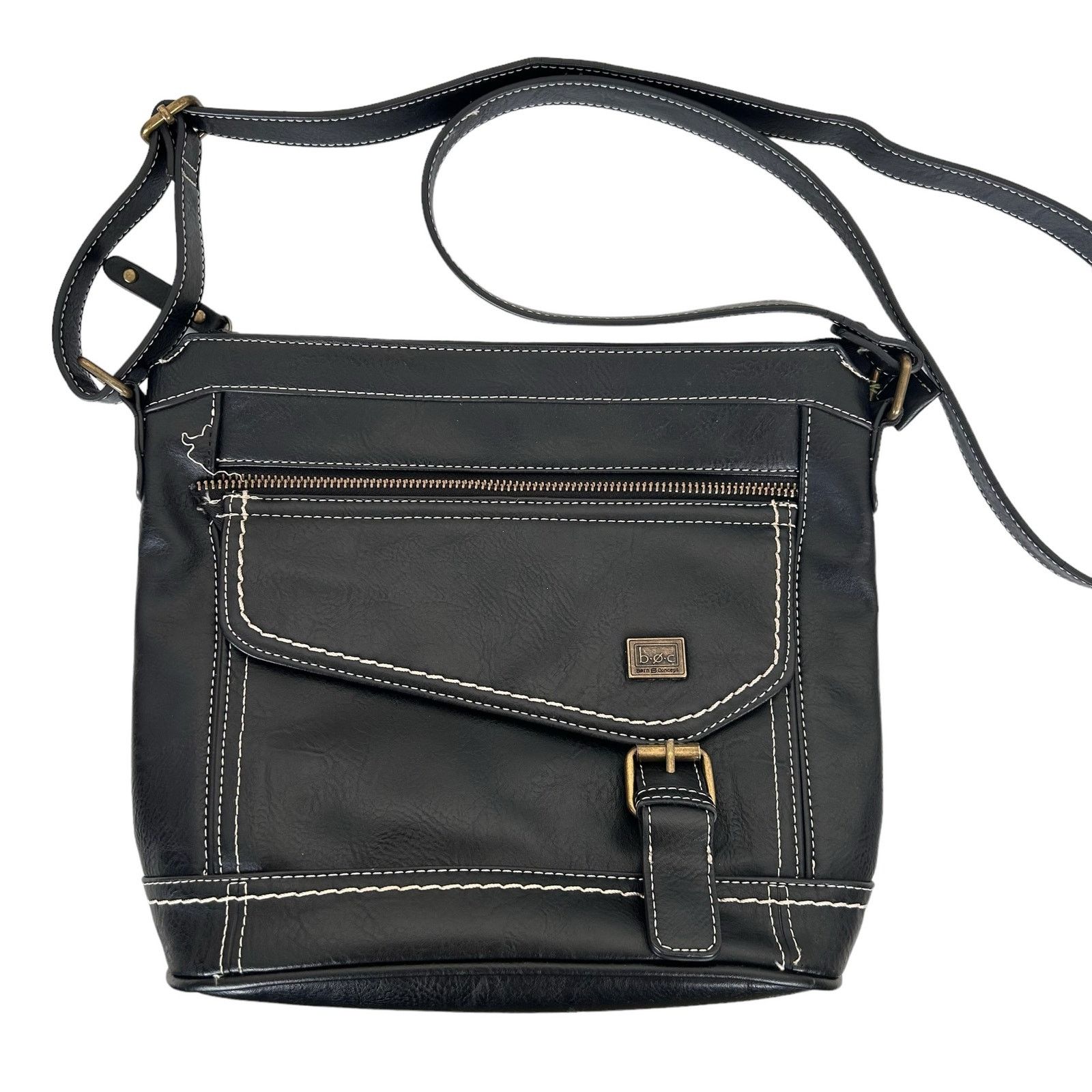 Other BOC Black Leather Crossbody Bag Size ONE SIZE - 7 Thumbnail