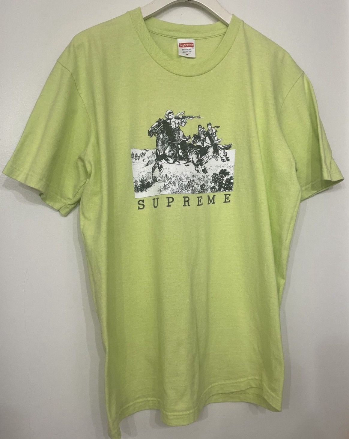 Supreme SUPREME RIDERS TEE LIME SIZE MEDIUM Size US M / EU 48-50 / 2 - 1 Thumbnail