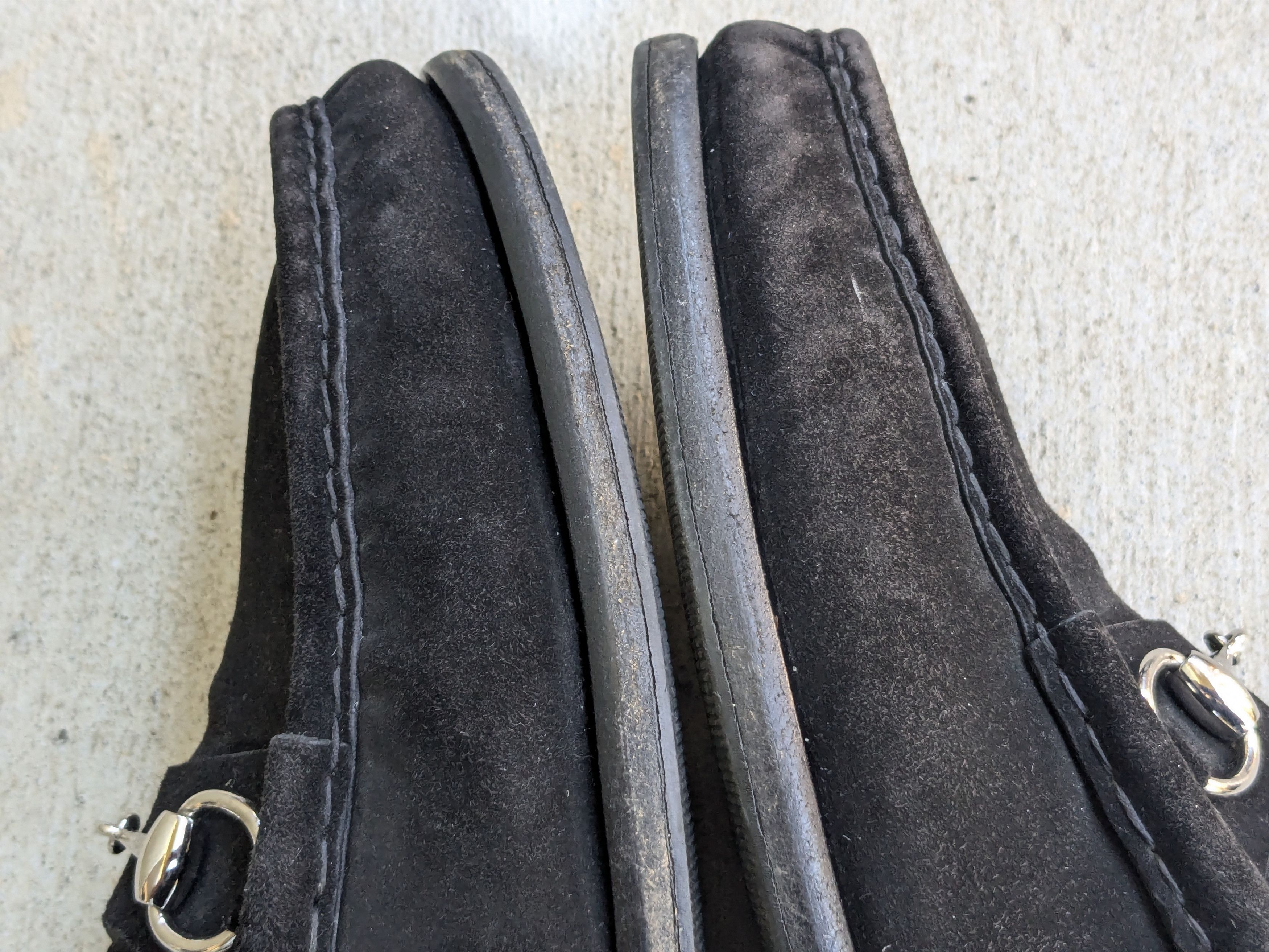 Gucci Gucci Horsebit Loafers Black Suede 10 D Italy Slip On Size US 10 / EU 43 - 6 Thumbnail