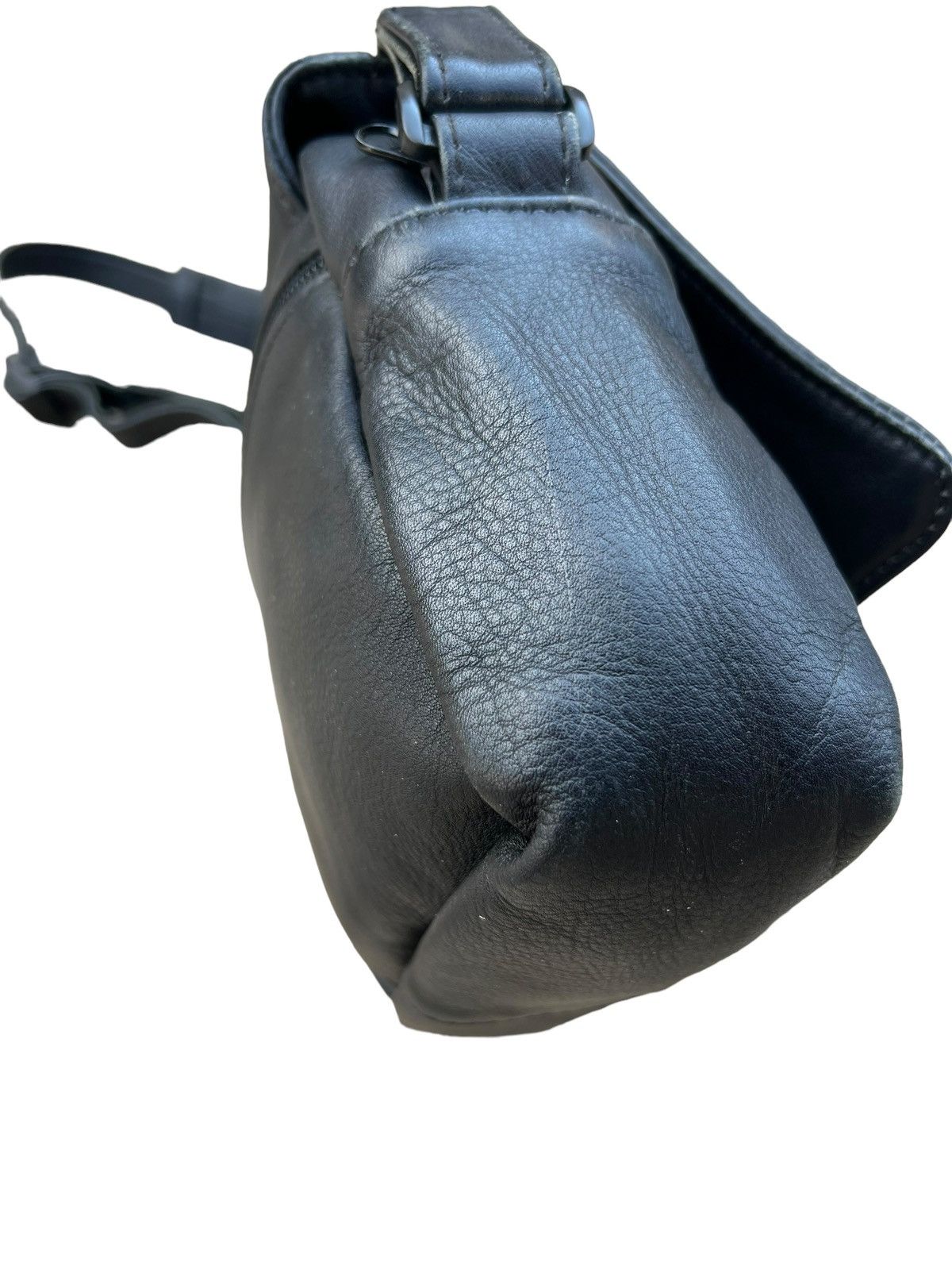 Leather Vintage AmeriBag Usa Patina Black Leather Bag Size ONE SIZE - 12 Thumbnail