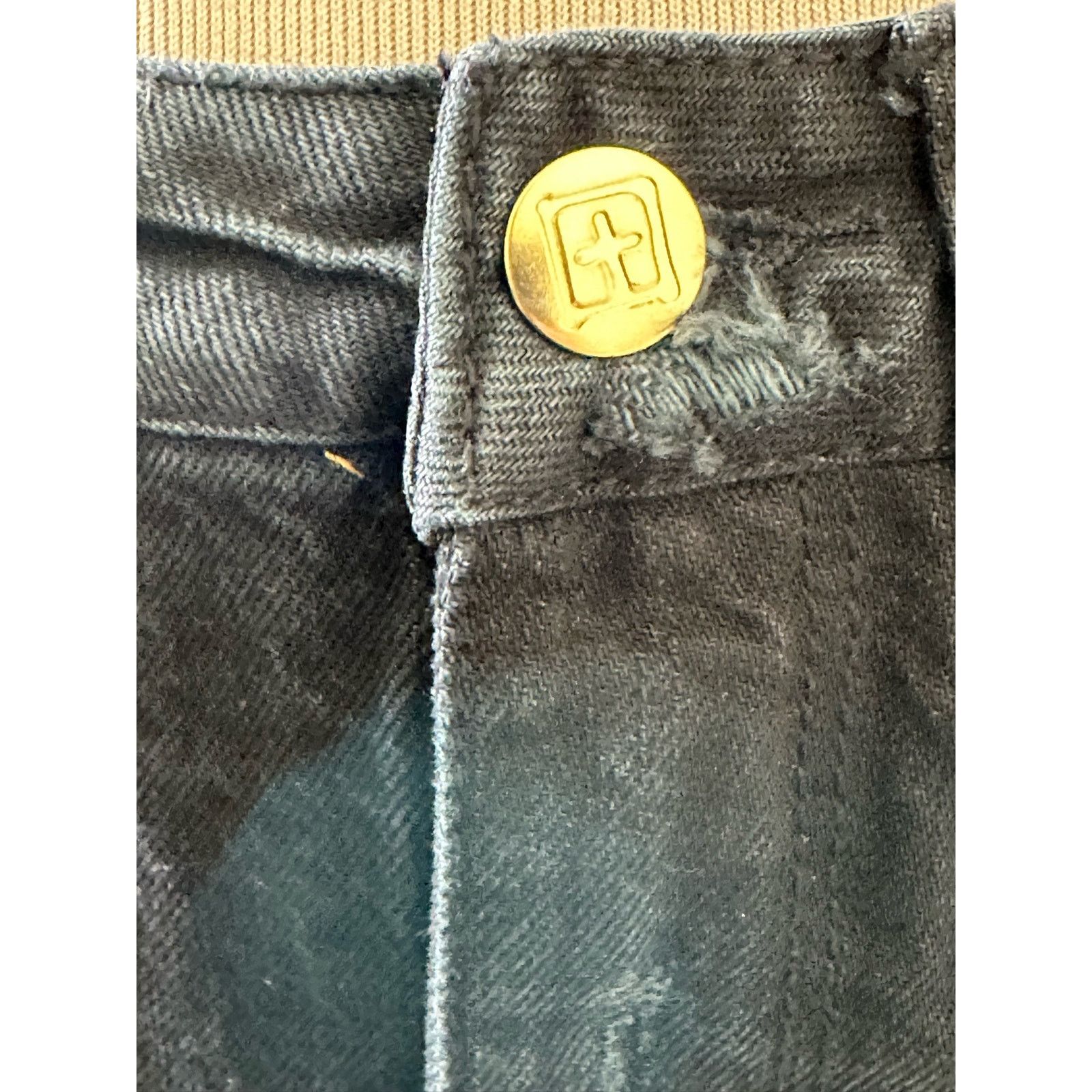 Ksubi Ksubi black distressed tune jean mini skirt size 25 Size 25" / US 0 / IT 36 - 6 Thumbnail