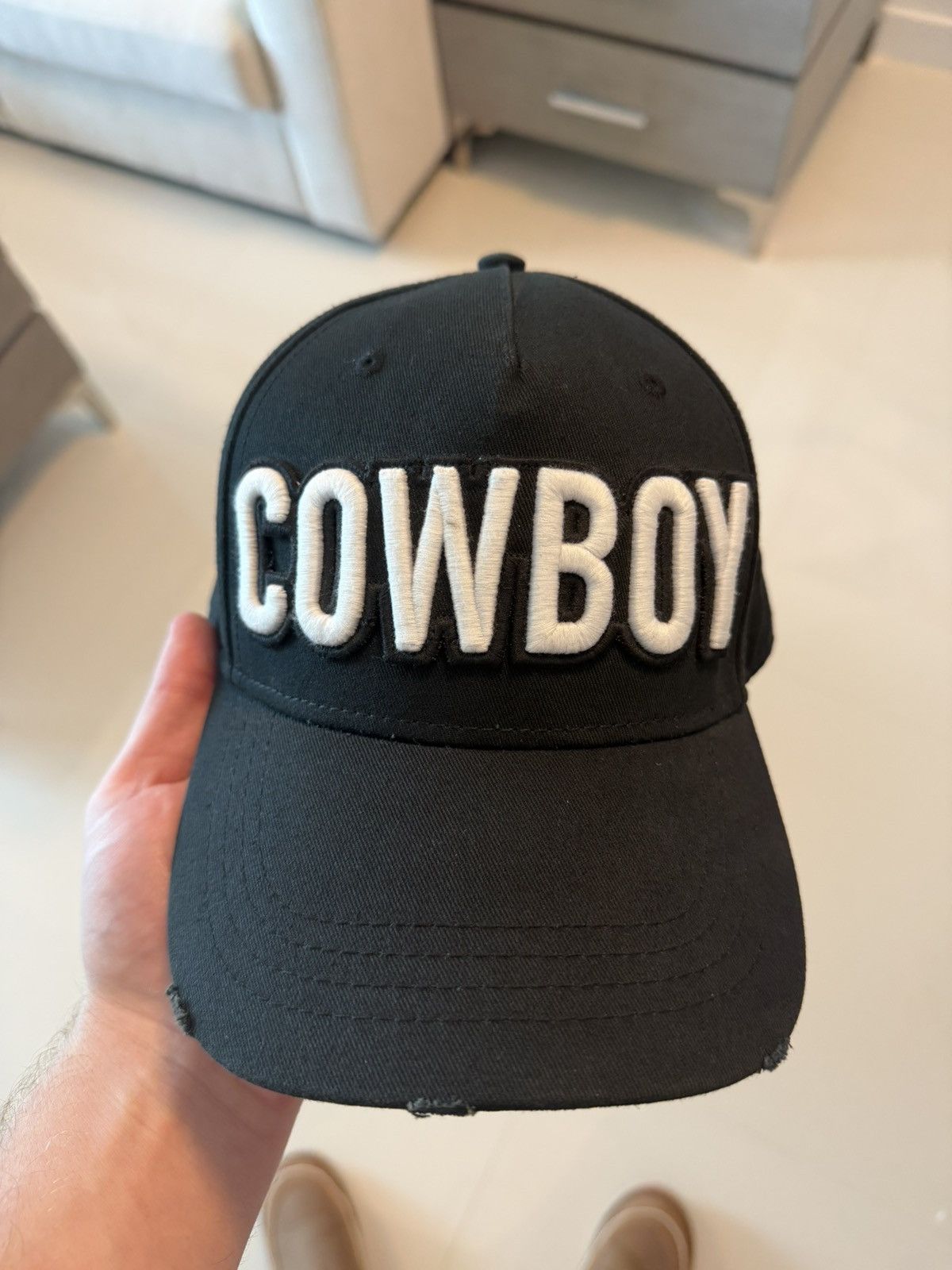 Dsquared2 DSquared2 “Cowboy” Black Cap Size ONE SIZE - 1 Thumbnail