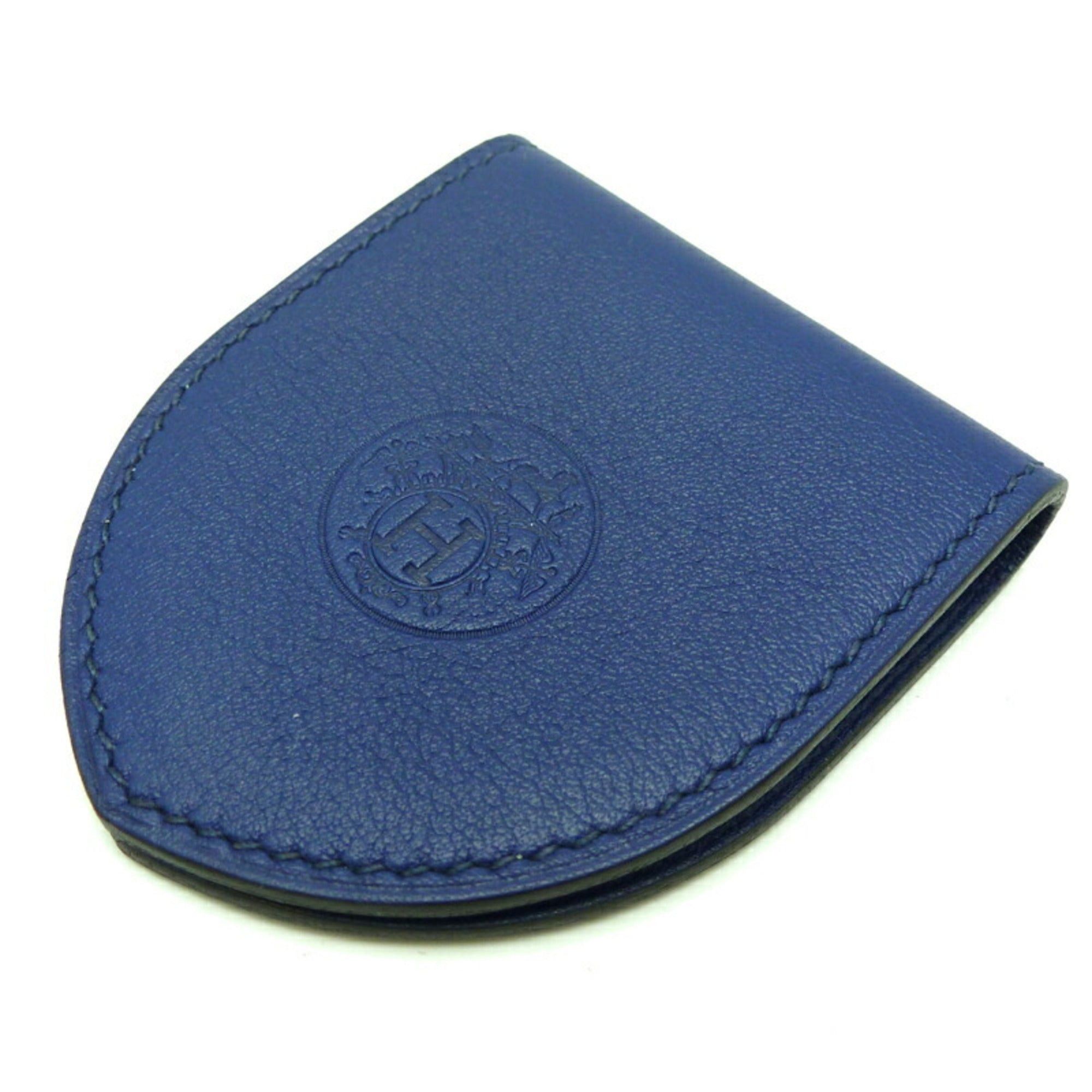 image of Hermes Ex-Libris Clip Ladies Mens Other Vaux Swift Blue Iris in Black