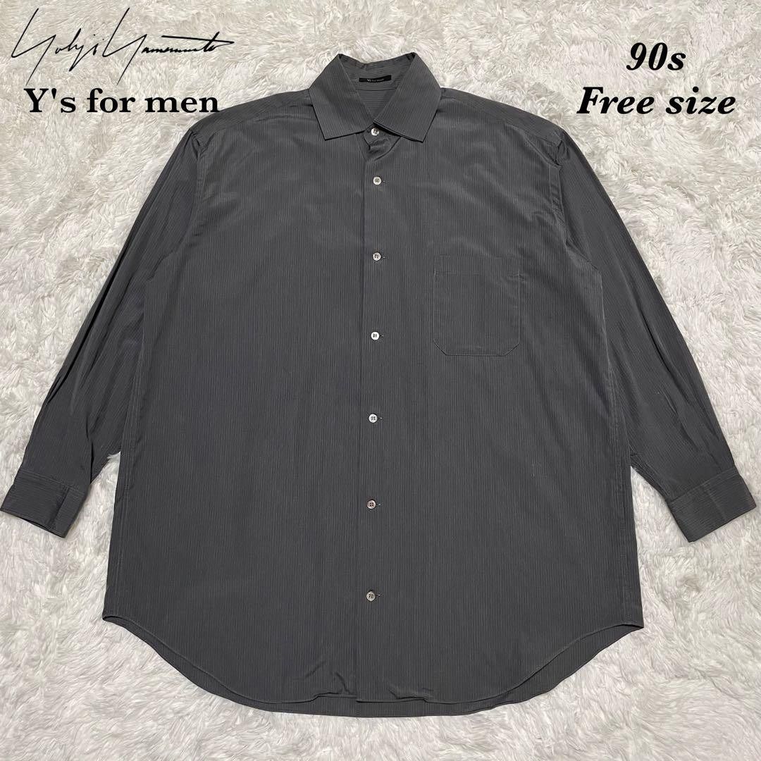 90s Y's for men stripe shirt