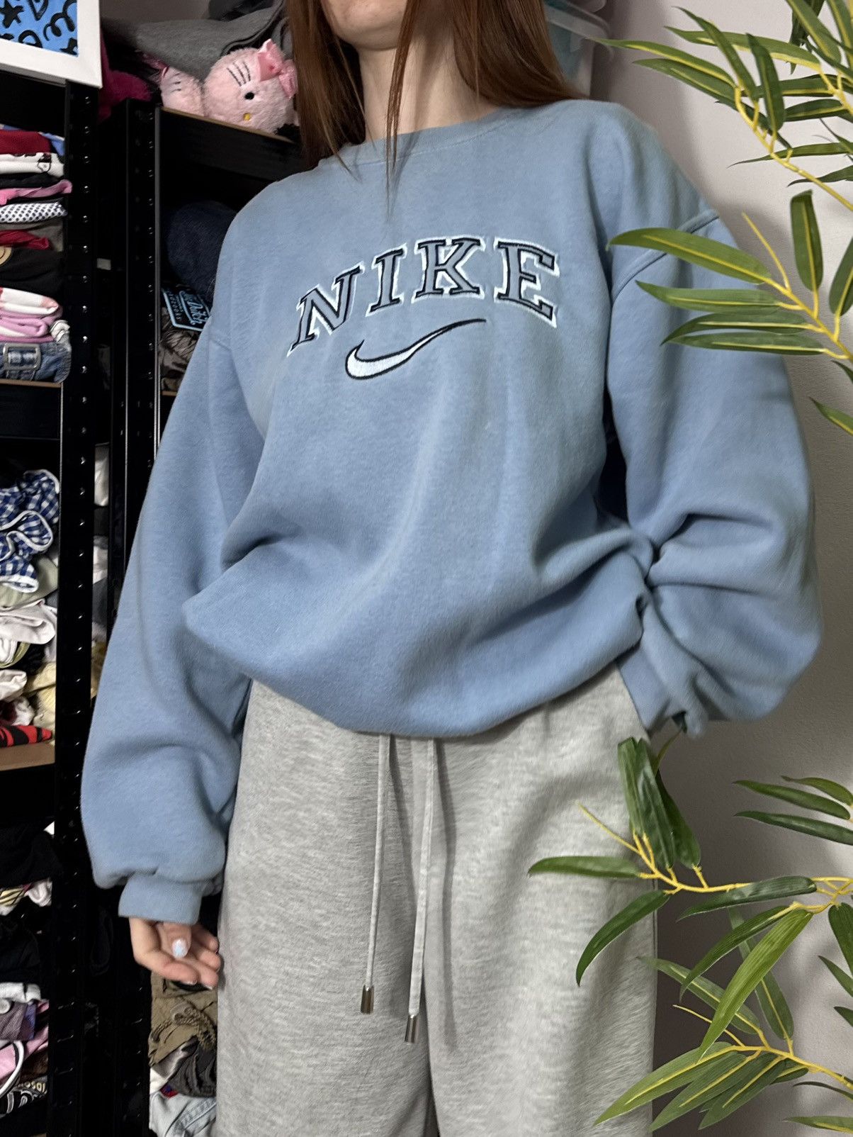 Nike VINTAGE NIKE 2000s BIG LOGO SWEATSHIRT Size US M / EU 48-50 / 2 - 2 Thumbnail