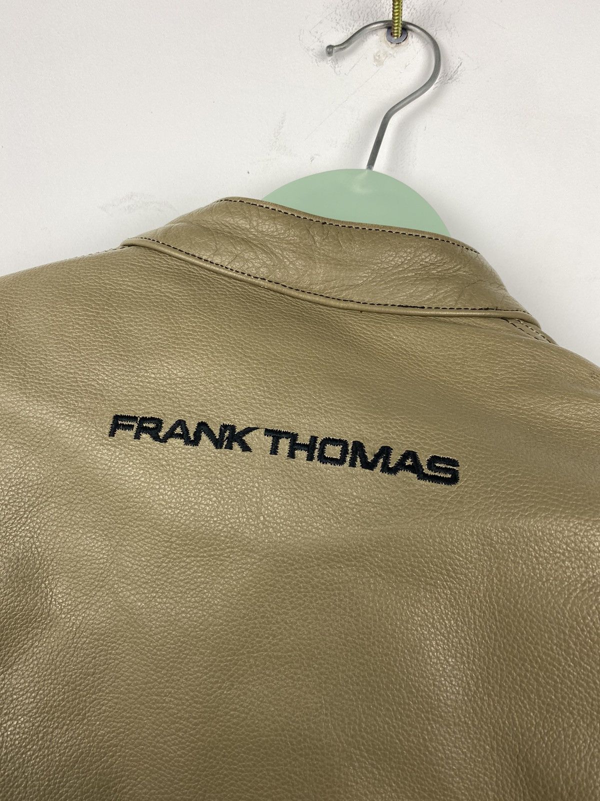 Genuine Leather Frank Thomas Leather Jacket Women Racing Moto Marlboro BMW Size M / US 6-8 / IT 42-44 - 7 Thumbnail