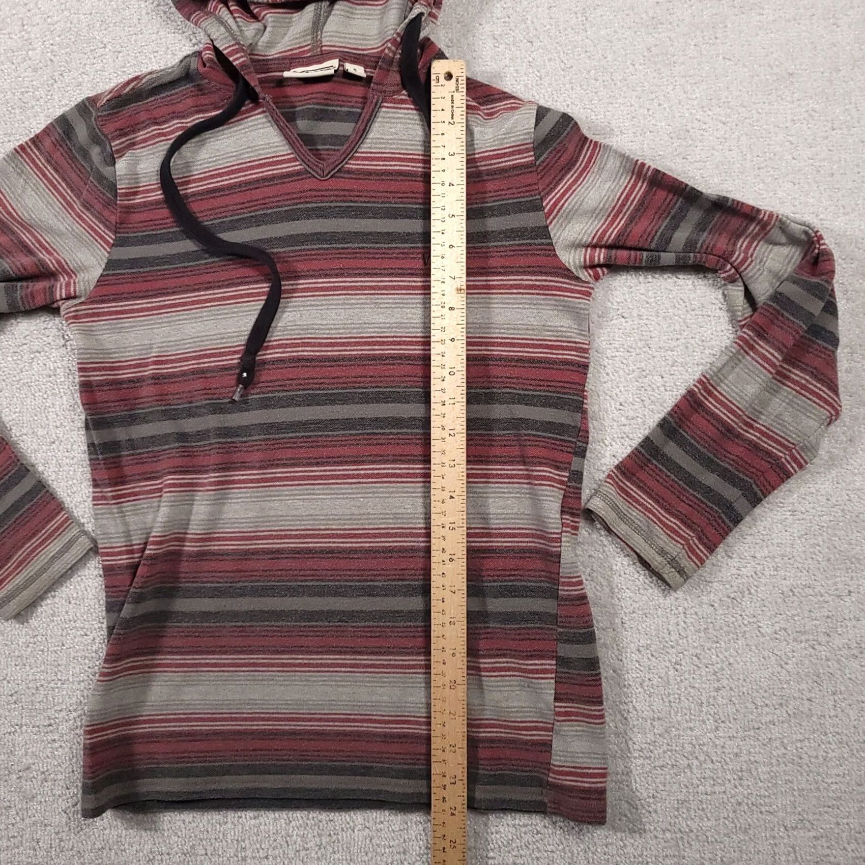 Vans Vans Hoodie Women's S Striped Lightweight Long Sleeve off the Wall Skateboarding Size S / US 4 / IT 40 - 7 Thumbnail
