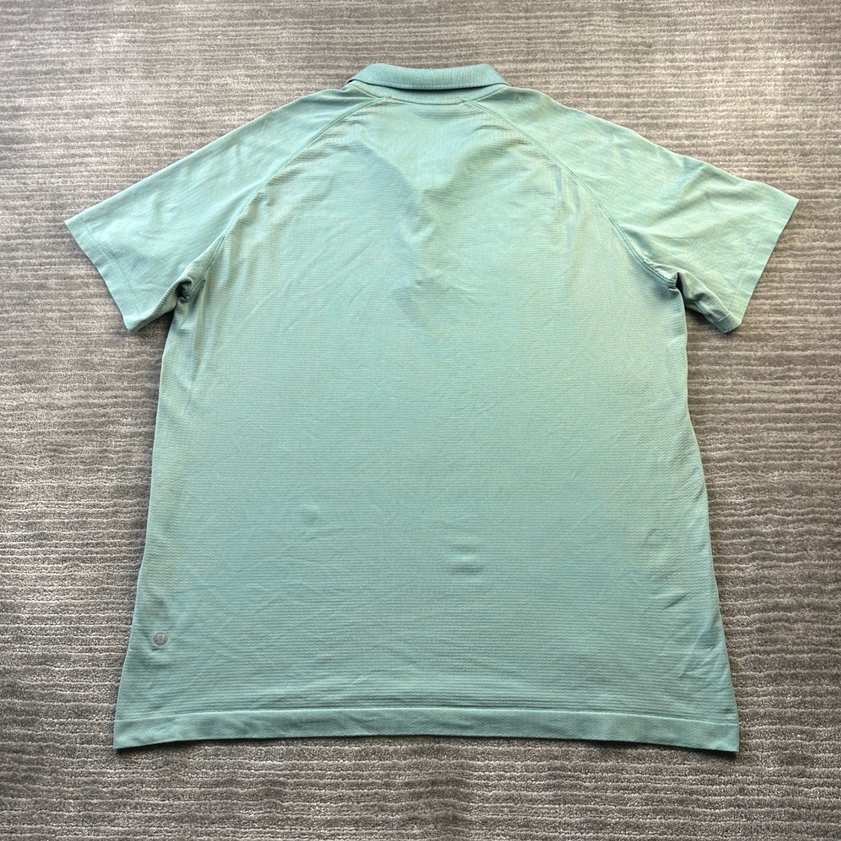Lululemon Lululemon Polo Shirt Mens 2XL Green Vent Tech Performance Top Polo Shirt Mens 2XL Green Sports Golf Tennis Walking Regular Fit Short Sleeve Size US XXL / EU 58 / 5 - 2 Thumbnail