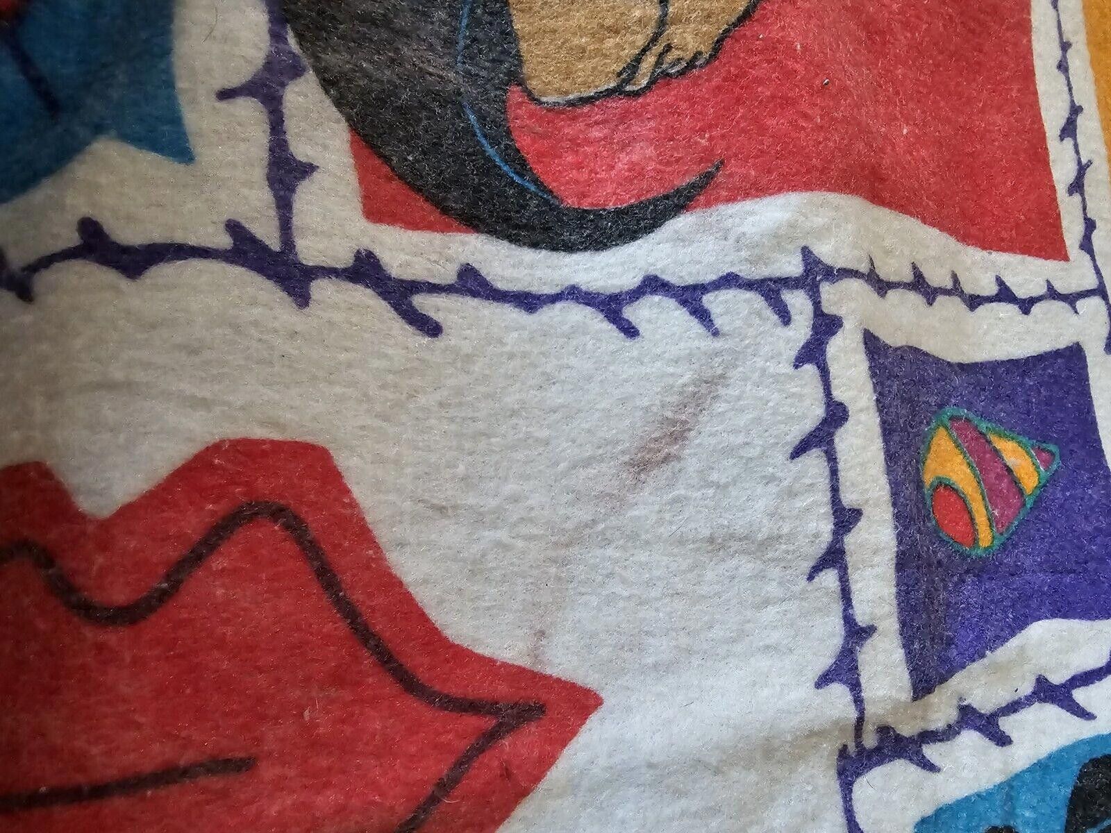 Disney Disney Pocahontas APPROX 88x72 Blanket Vtg Polyester Acrylic Size ONE SIZE - 5 Thumbnail