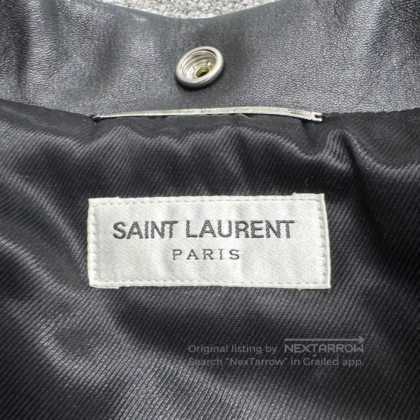 Schott black leather motorcycle jacket size 50. Size US L / EU 52-54 / 3 - 3 Thumbnail