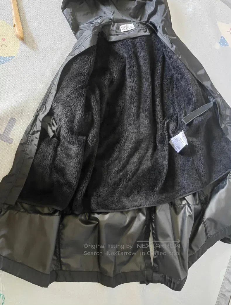 Other Valentino Black ruffled trench coat Size S / US 4 / IT 40 - 2 Thumbnail
