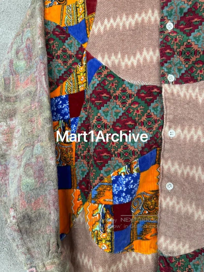 Comme des Garcons Comme Des Garcons Tapestry wool patchwork shirt Size S / US 4 / IT 40 - 5 Thumbnail
