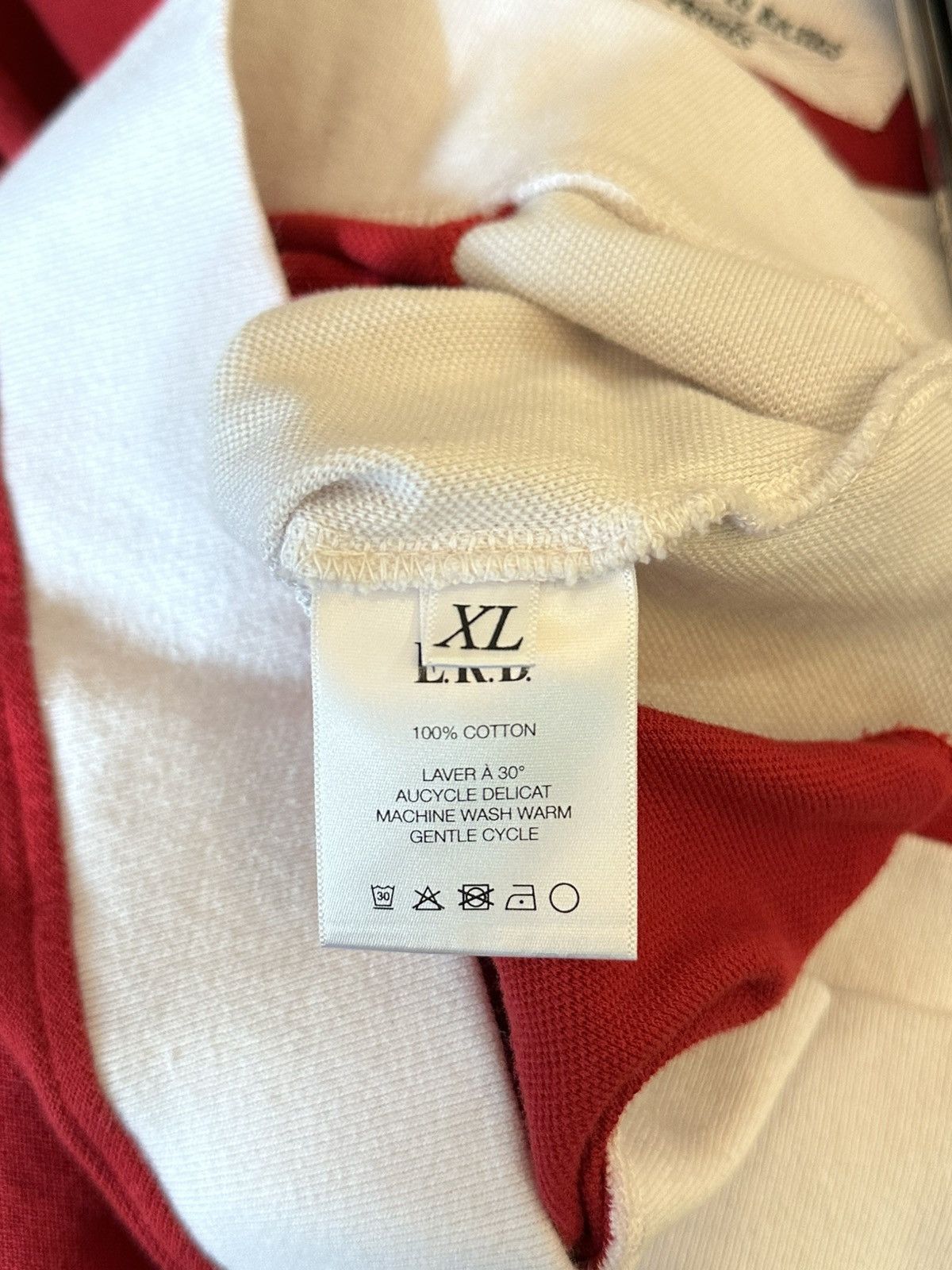 Enfants Riches Deprimes ERD RED AND WHITE 1ST SEASON SHIRT XL Size US XL / EU 56 / 4 - 4 Thumbnail