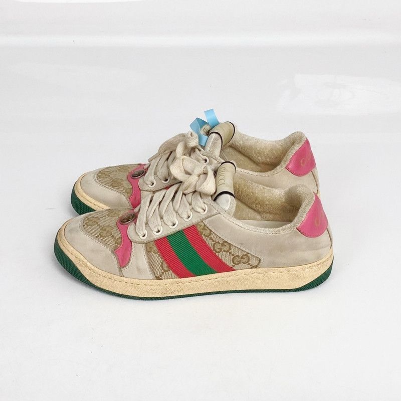 Gucci Gucci Screener Low-Top Sneakers for Men - Size US 5.5 / EU 38 - 1 Thumbnail