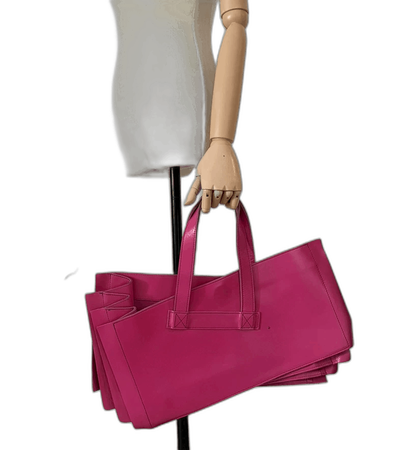 Masaki Matsushima Masaki Matsushima Pink Accordion Handbag Size ONE SIZE - 1 Thumbnail