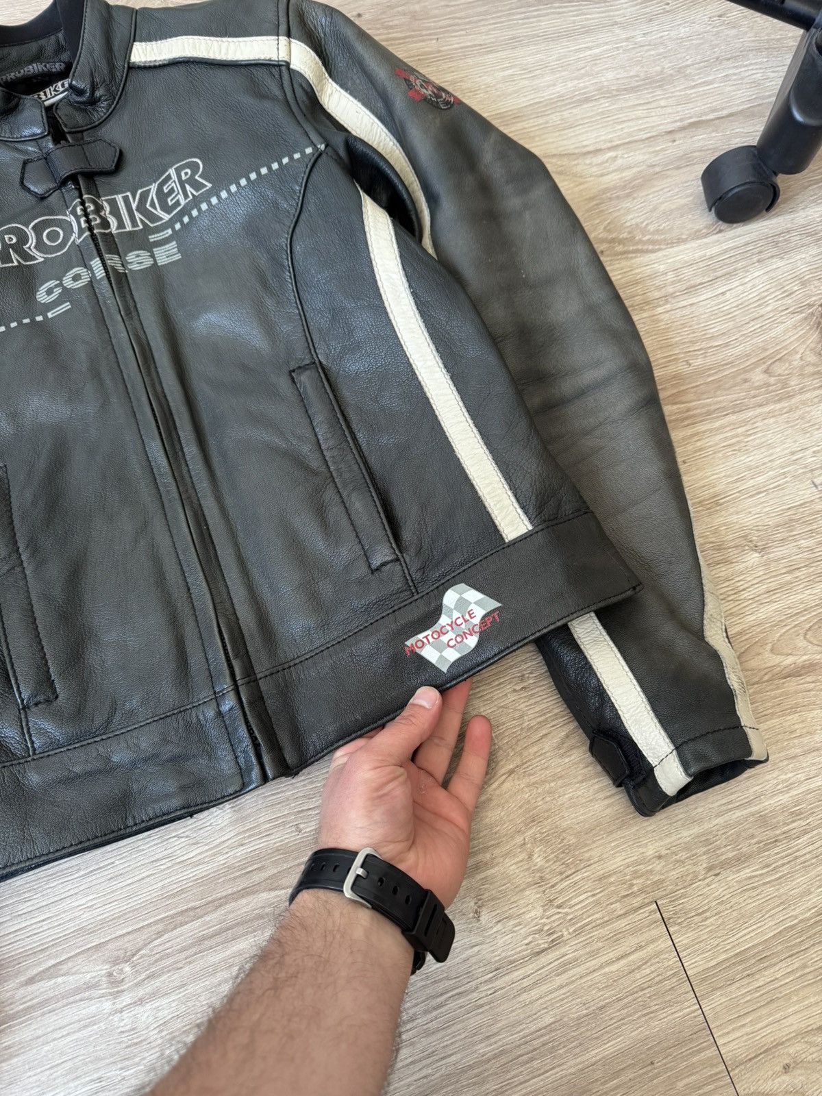 Other Vintage Y2K Probiker Moto Racing Leather Jacket Size S / US 4 / IT 40 - 4 Thumbnail