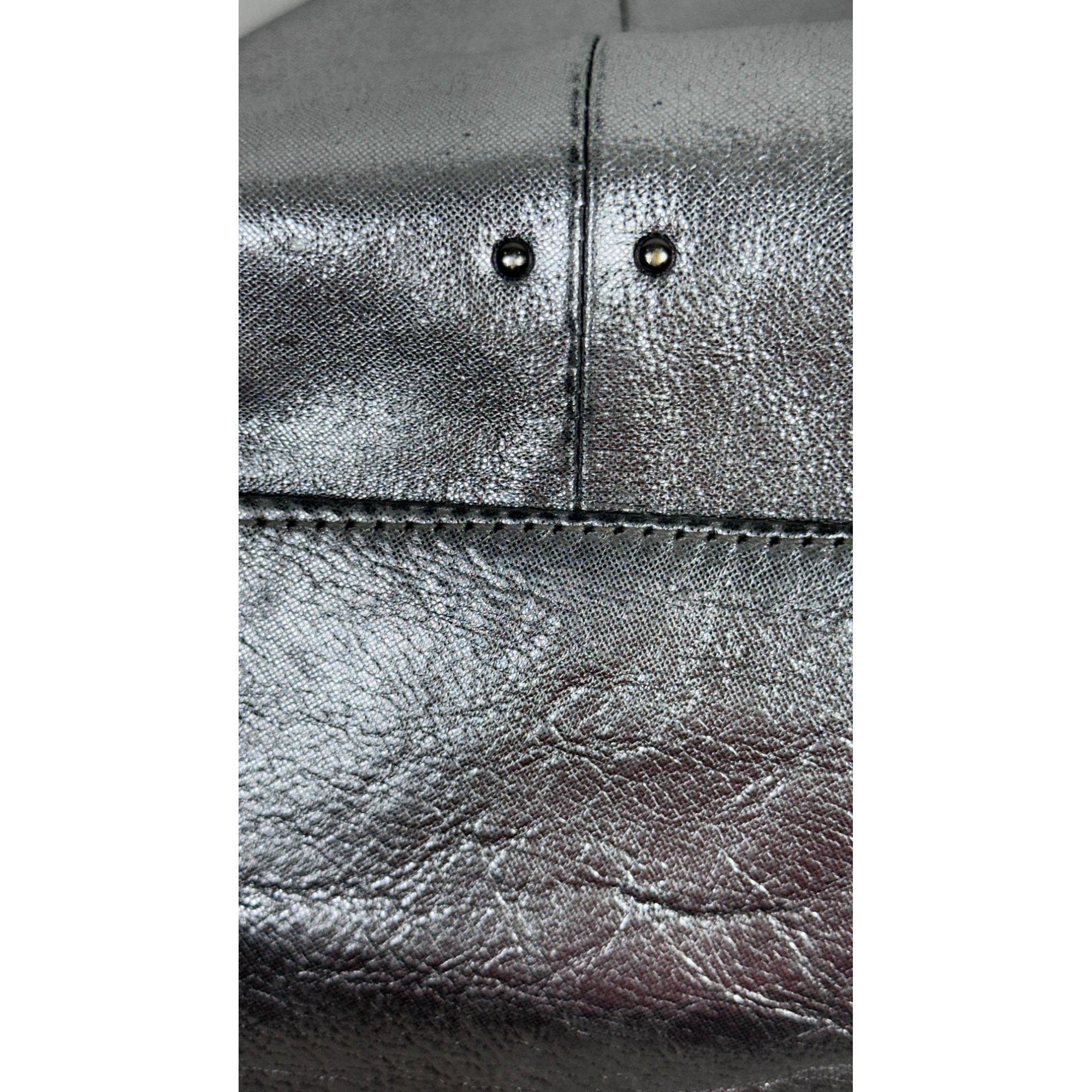 Kenneth Cole Kenneth Cole New York Metallic Silver Leather Shoulder Bag M Size ONE SIZE - 17 Thumbnail
