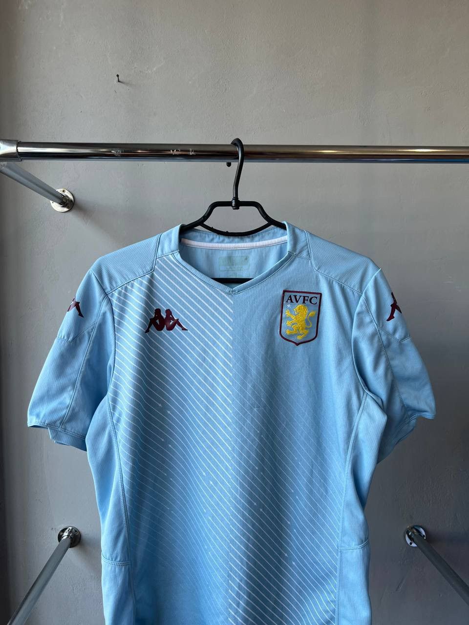 Kappa 2019/20 ASTON VILLA AWAY SOCCER JERSEY FOOTBALL SHIRT SIZE L Size US L / EU 52-54 / 3 - 3 Thumbnail