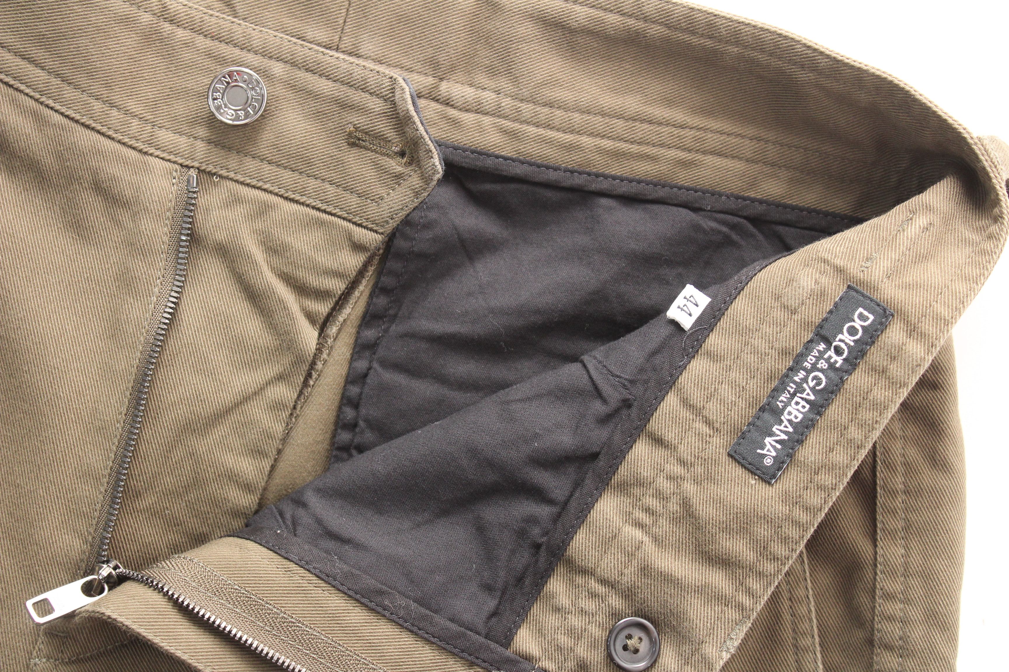 Dolce & Gabbana Dolce & Gabbana Denim Patchwork Cargo Pants IT 44 Size US 28 / EU 44 - 11 Thumbnail
