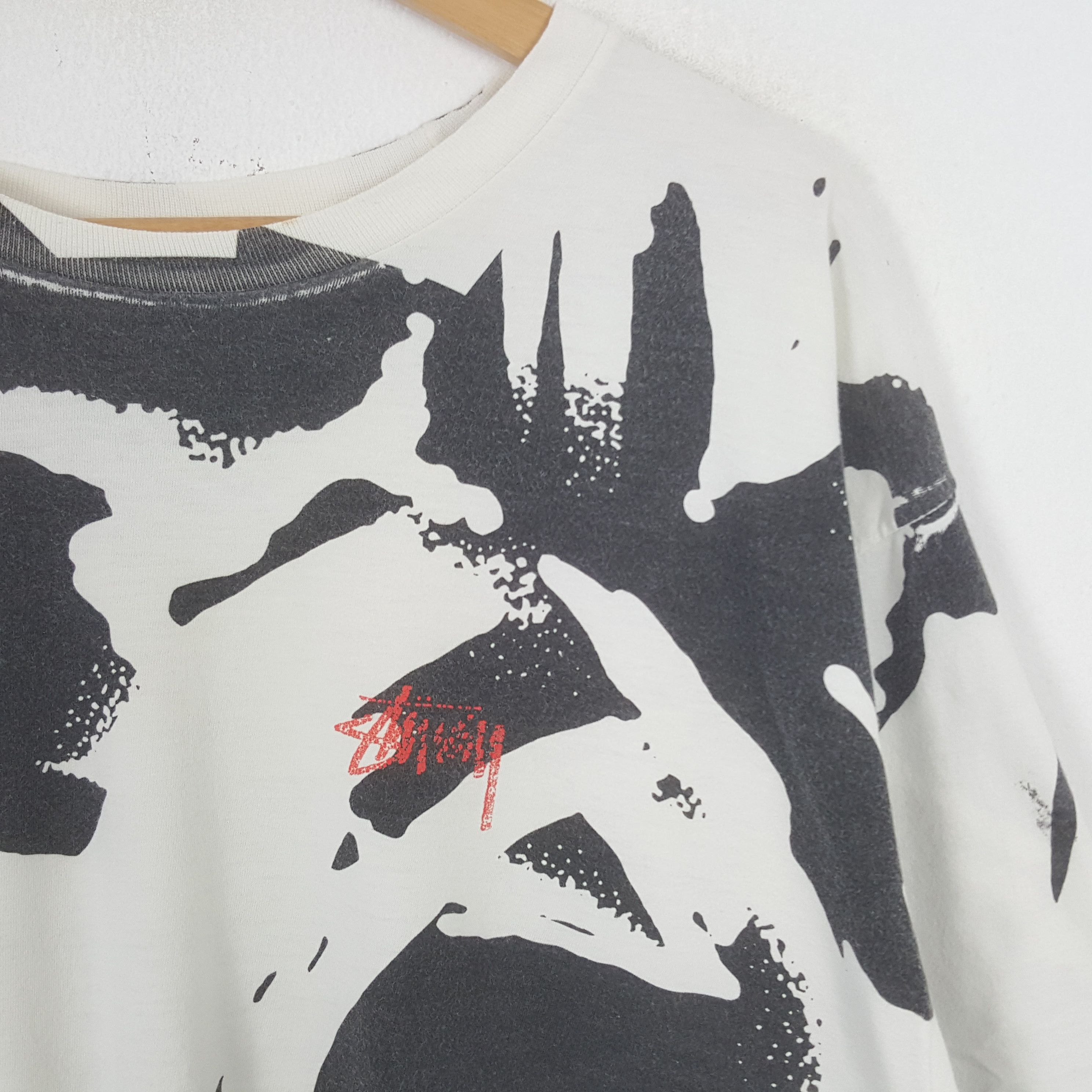 Stussy Vintage Stussy American Streetwear Overprint Tshirt RR8 Size US XXL / EU 58 / 5 - 4 Thumbnail
