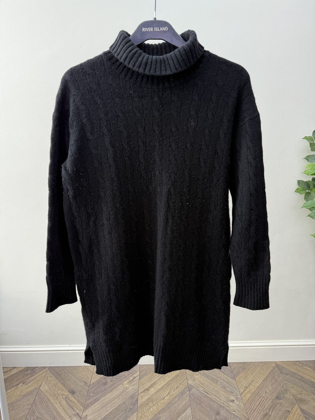 Polo Ralph Lauren Vintage Polo Ralph Lauren Wool Cable Knit Dress Size L / US 10 / IT 46 - 2 Thumbnail