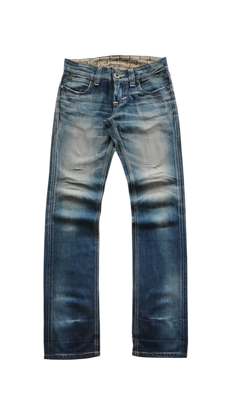 Tornado Mart Edwin Denim Jeans Whisker Honeycombs Vintage Wash Size US 30 / EU 46 - 1 Thumbnail